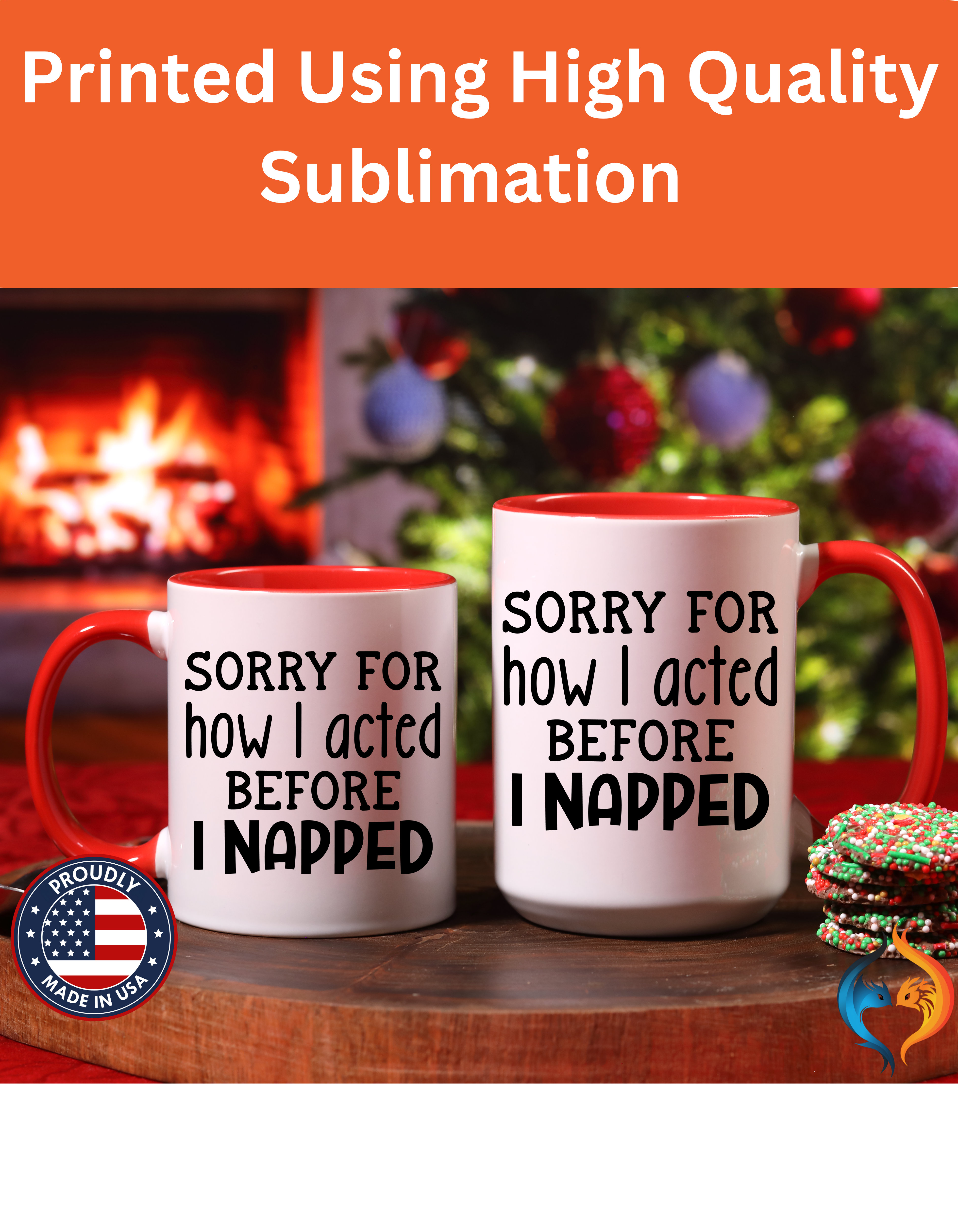 Sorry For how I acted Before I Napped Mug Product Photo | Nutty Designs