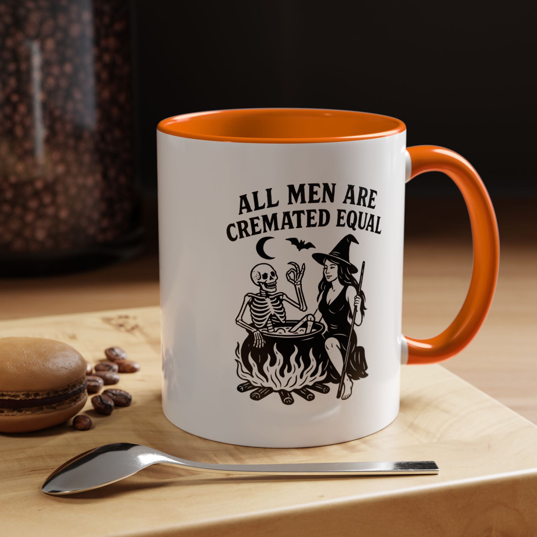 All Men Are Cremated Equal | Funny Coffee Mug, Sarcastic Tea Cup, Unique Gift Idea