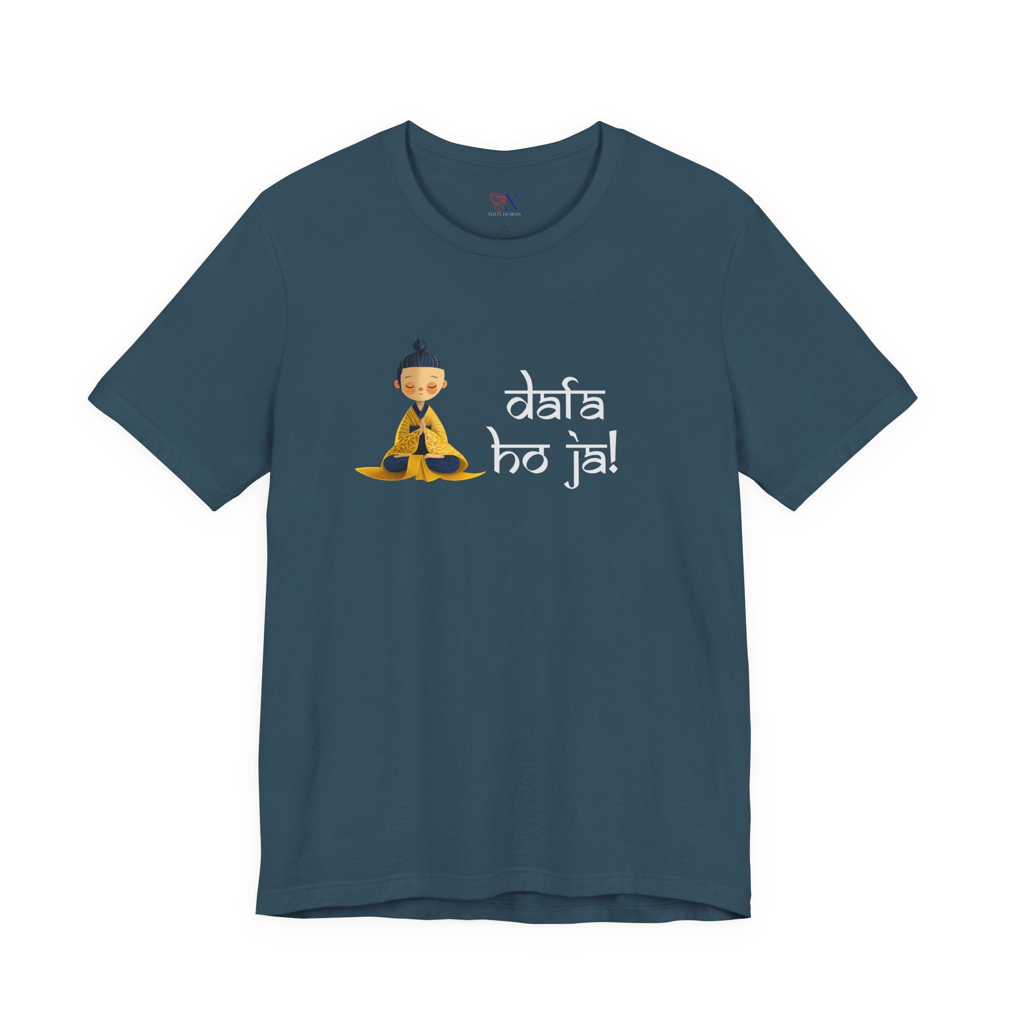 Dafa Ho Ja  Funny Indian pride slogan gift Desi Swag Pakistani tshirt Brown humor T-shirt Punny tee shirt Unisex Short Sleeve Tee
