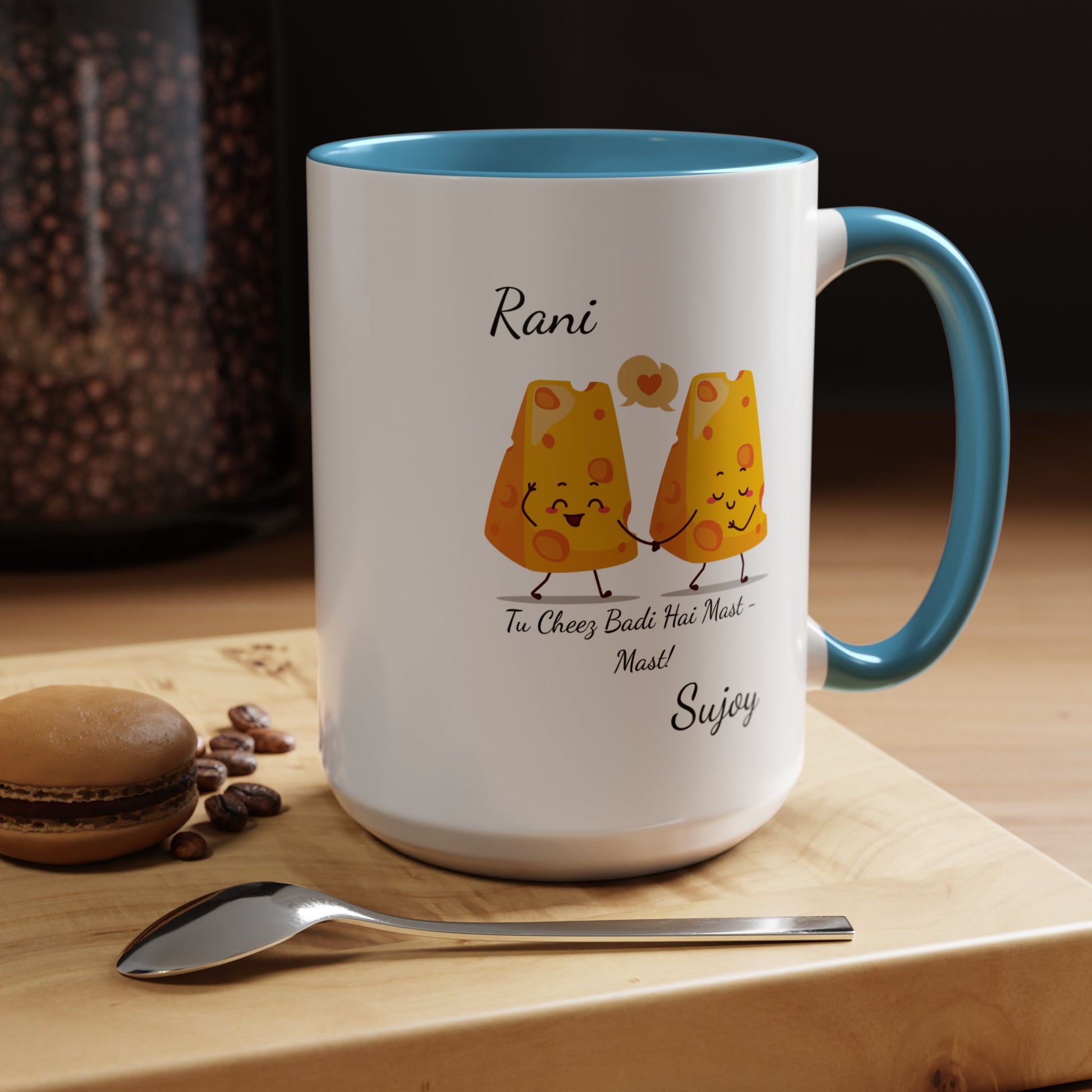Tu Cheez Badi Hai Mast Mug Lifestyle Mockup | Nutty Designs