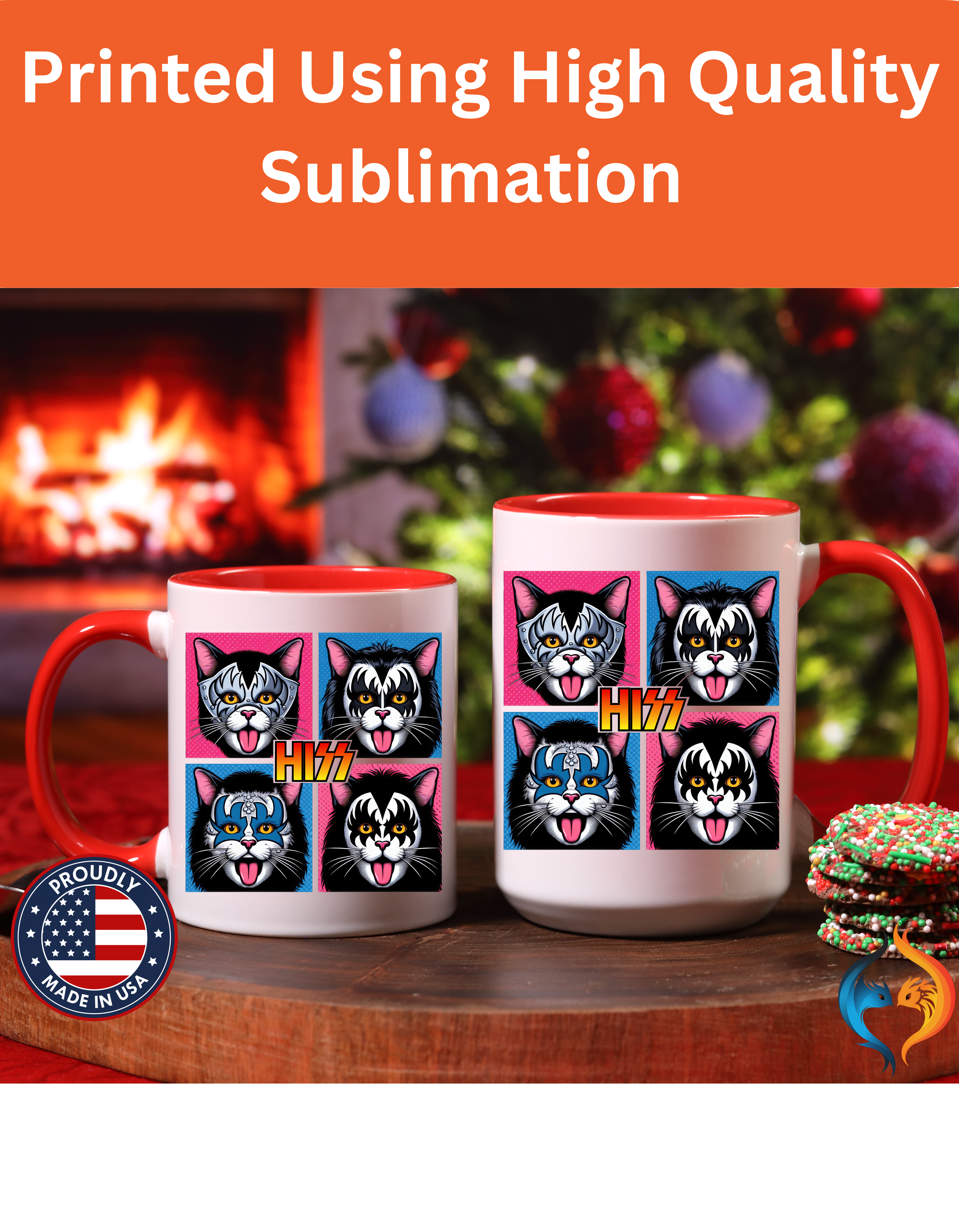 Hiss Mug Product Photo | Nutty Designs
