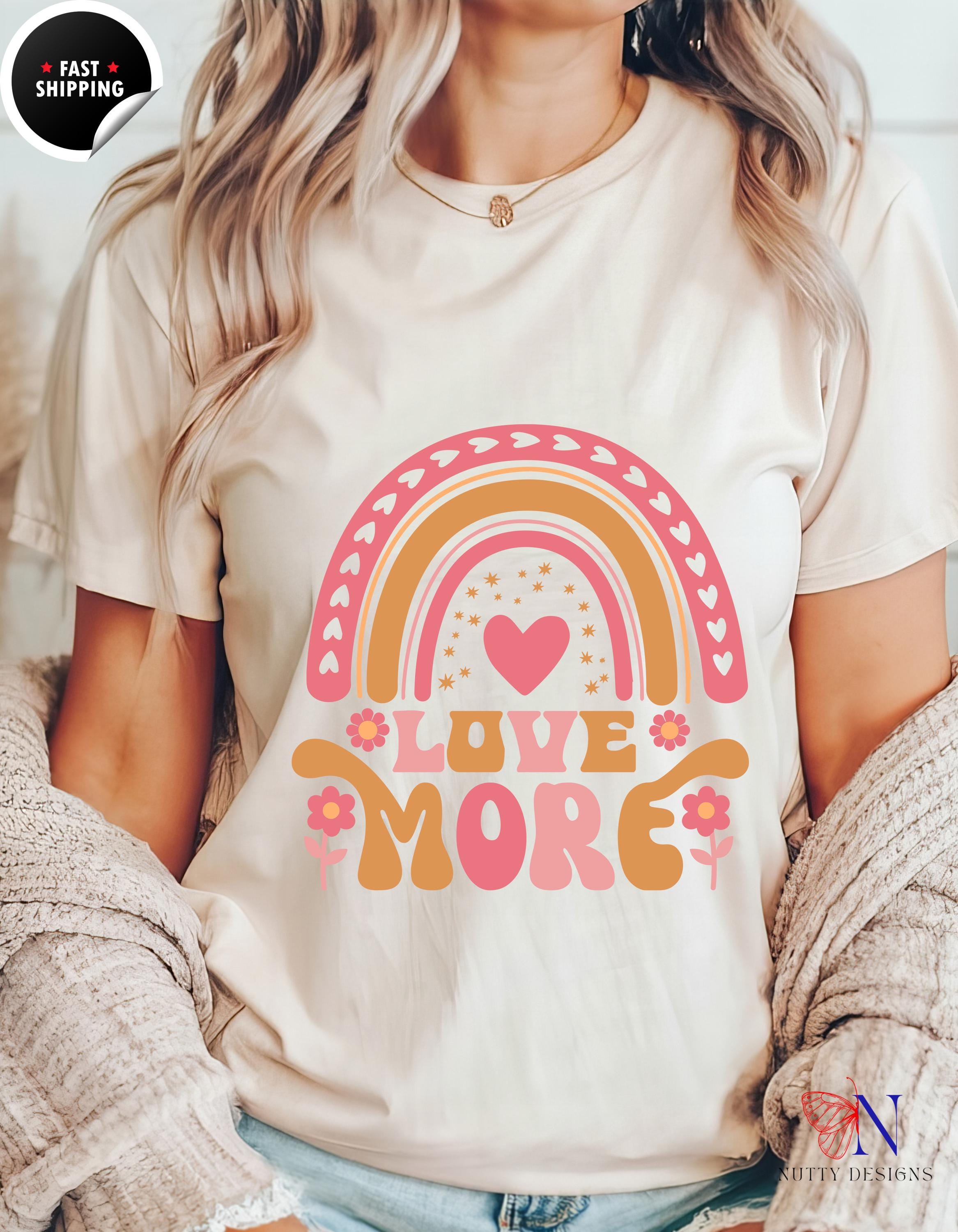 Love More Tshirt – Inspirational Quote Tee, Unisex Apparel, Soft Cotton, Perfect Gift for Friends & Family, Graphic Tee