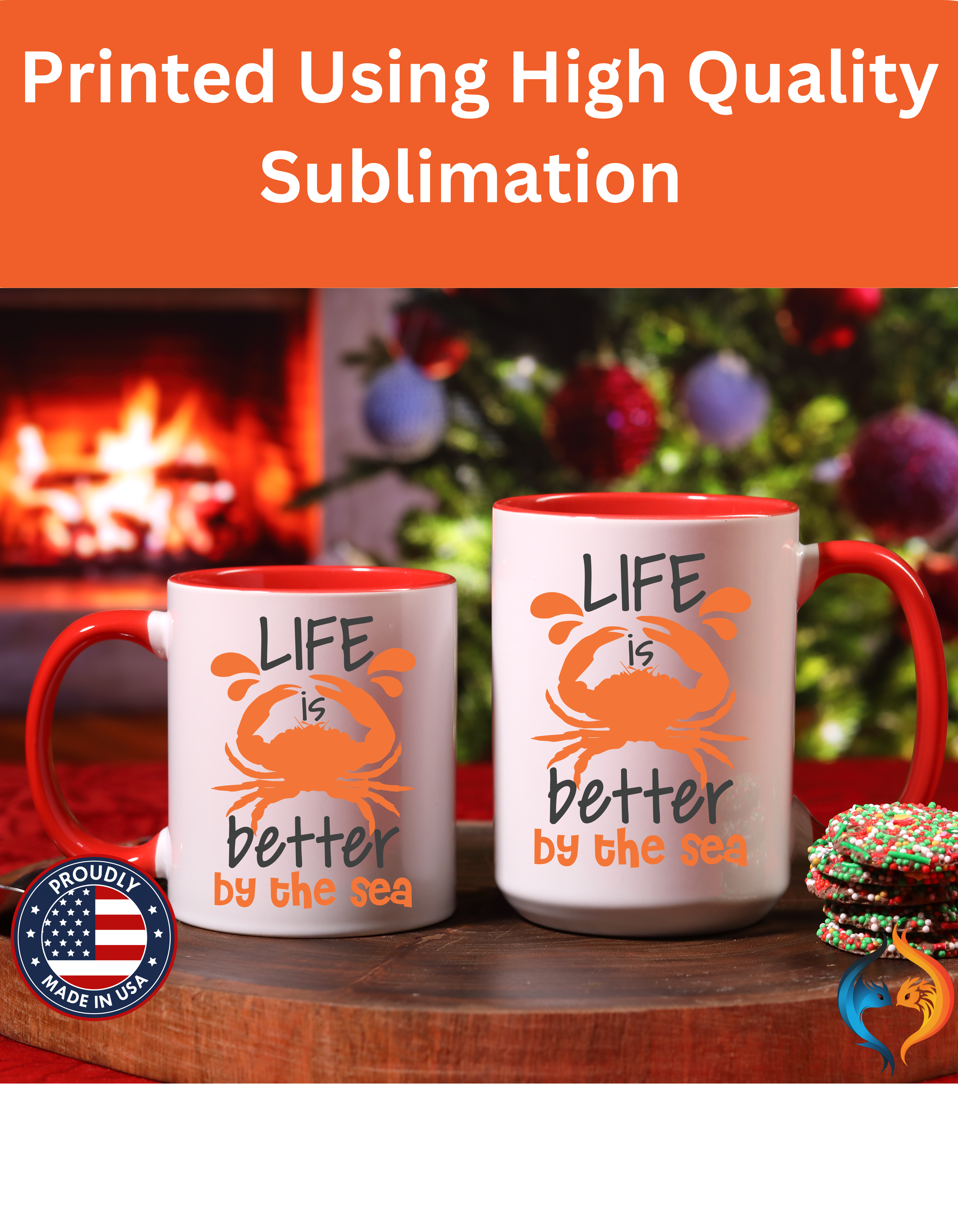 Life is Better by the Sea Mug Product Photo | Nutty Designs