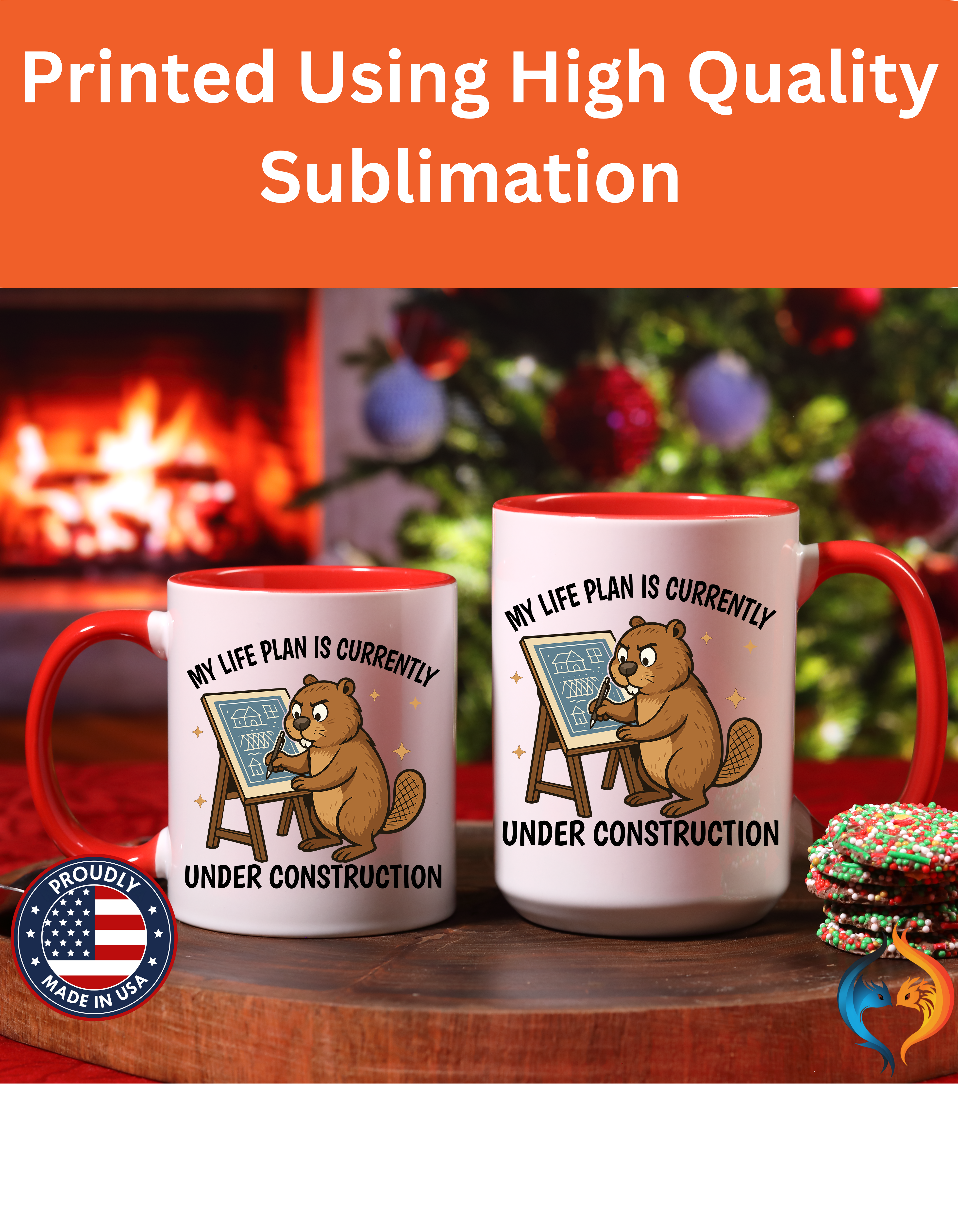 My Life Plan is Under Construction Mug Lifestyle Mockup | Nutty Designs