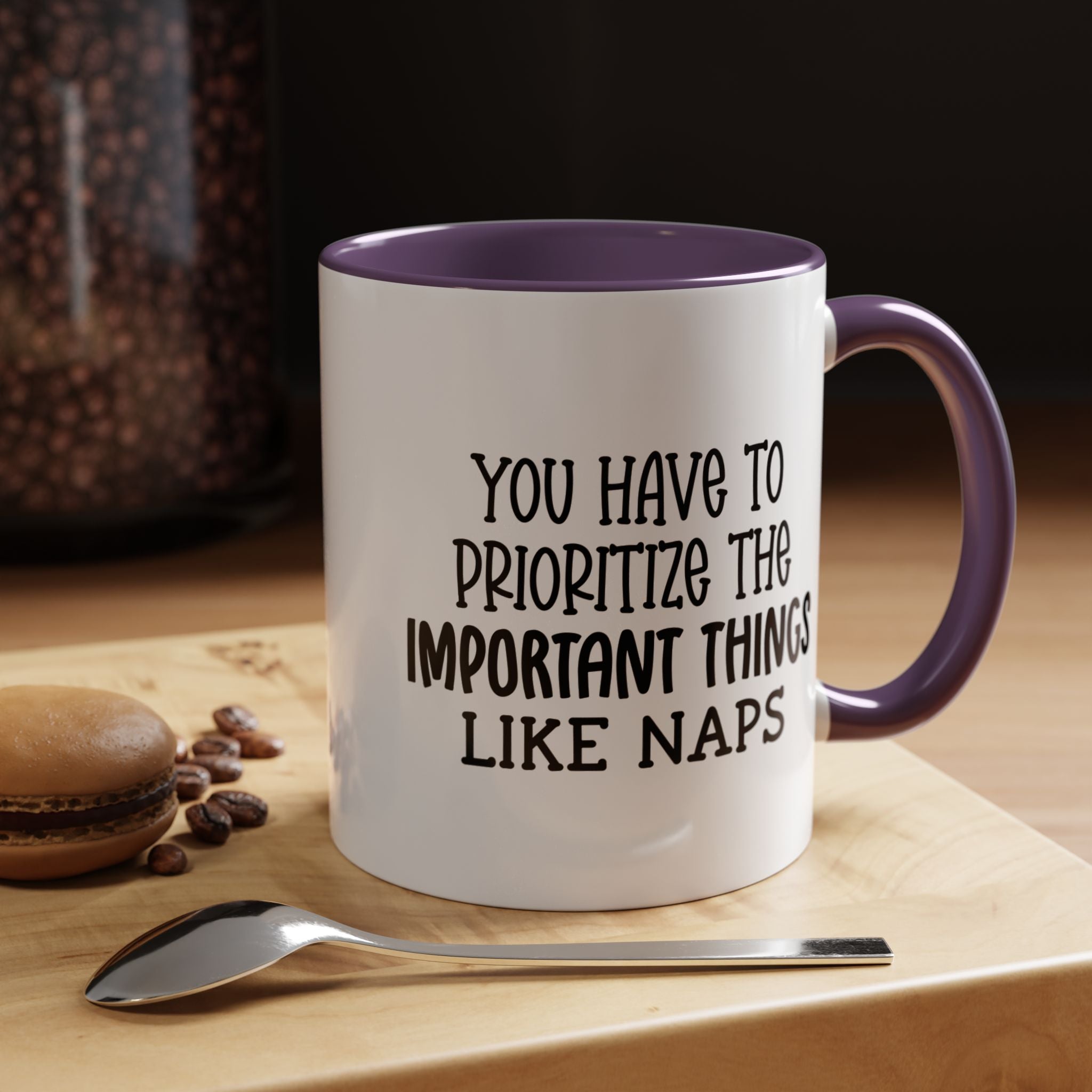 Important Things | Funny Coffee Mug, Sarcastic Tea Cup, Unique Gift Idea