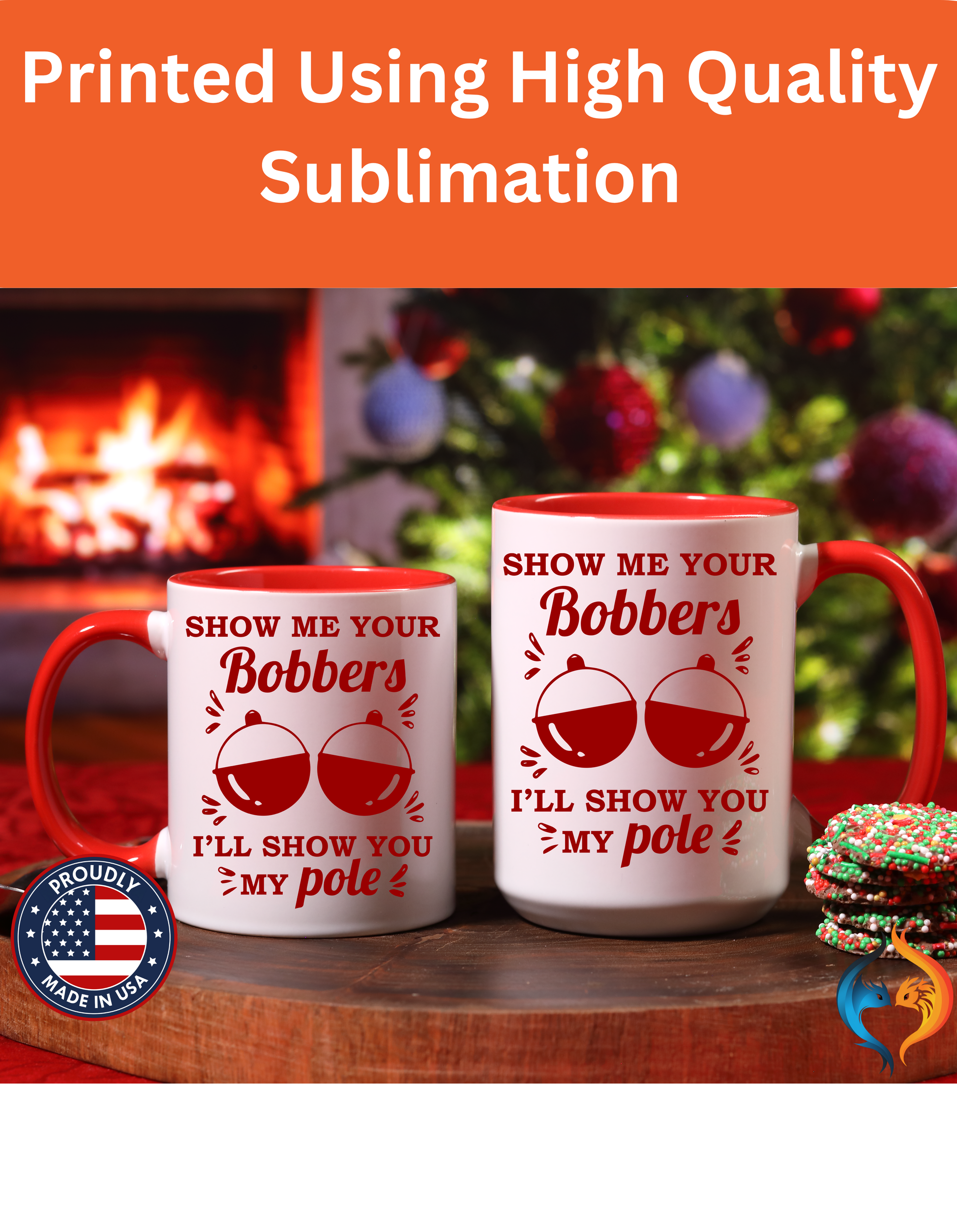 Show Me Your Bobbers Mug Product Photo | Nutty Designs