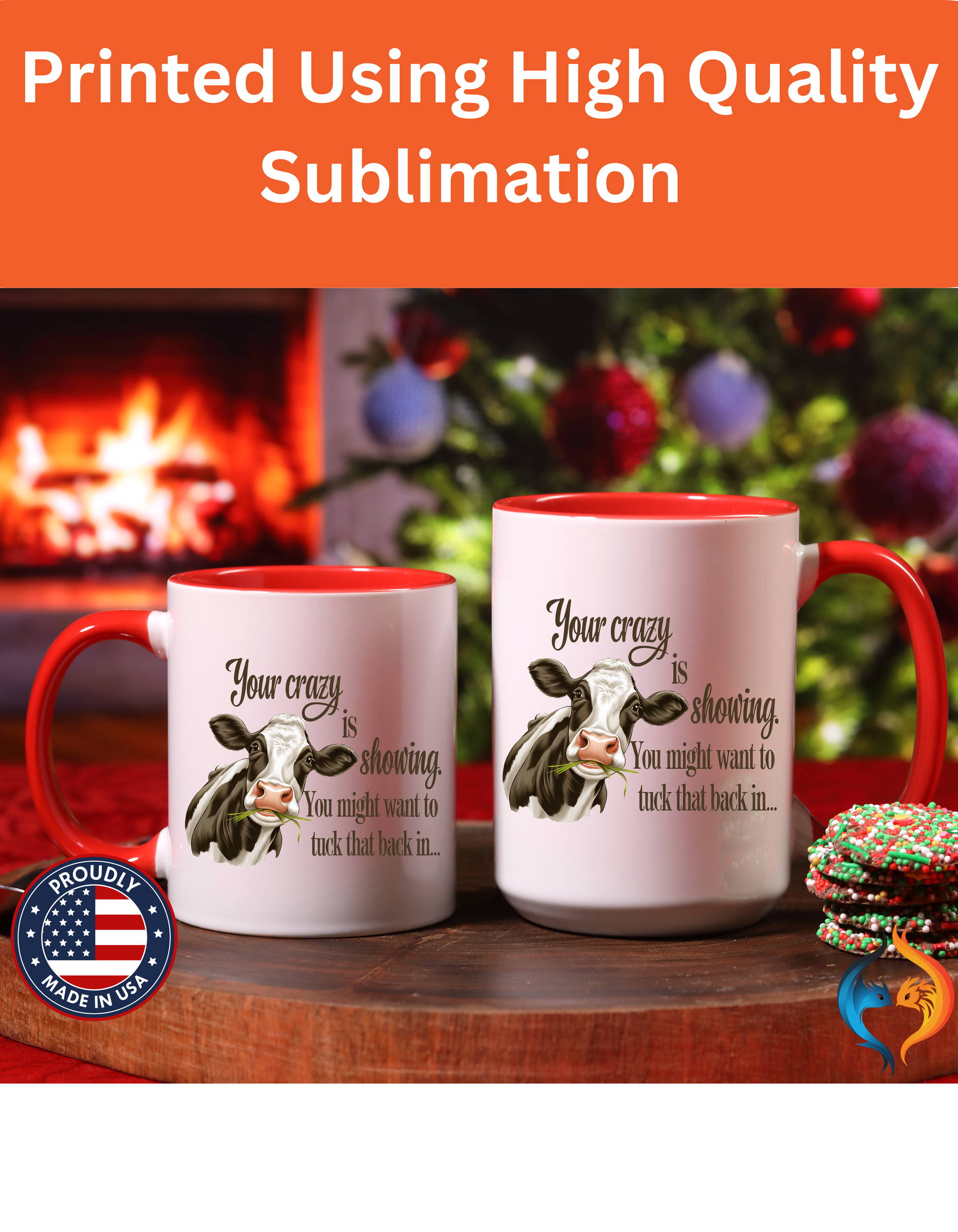 Your Crazy Is Showing Mug Product Photo | Nutty Designs