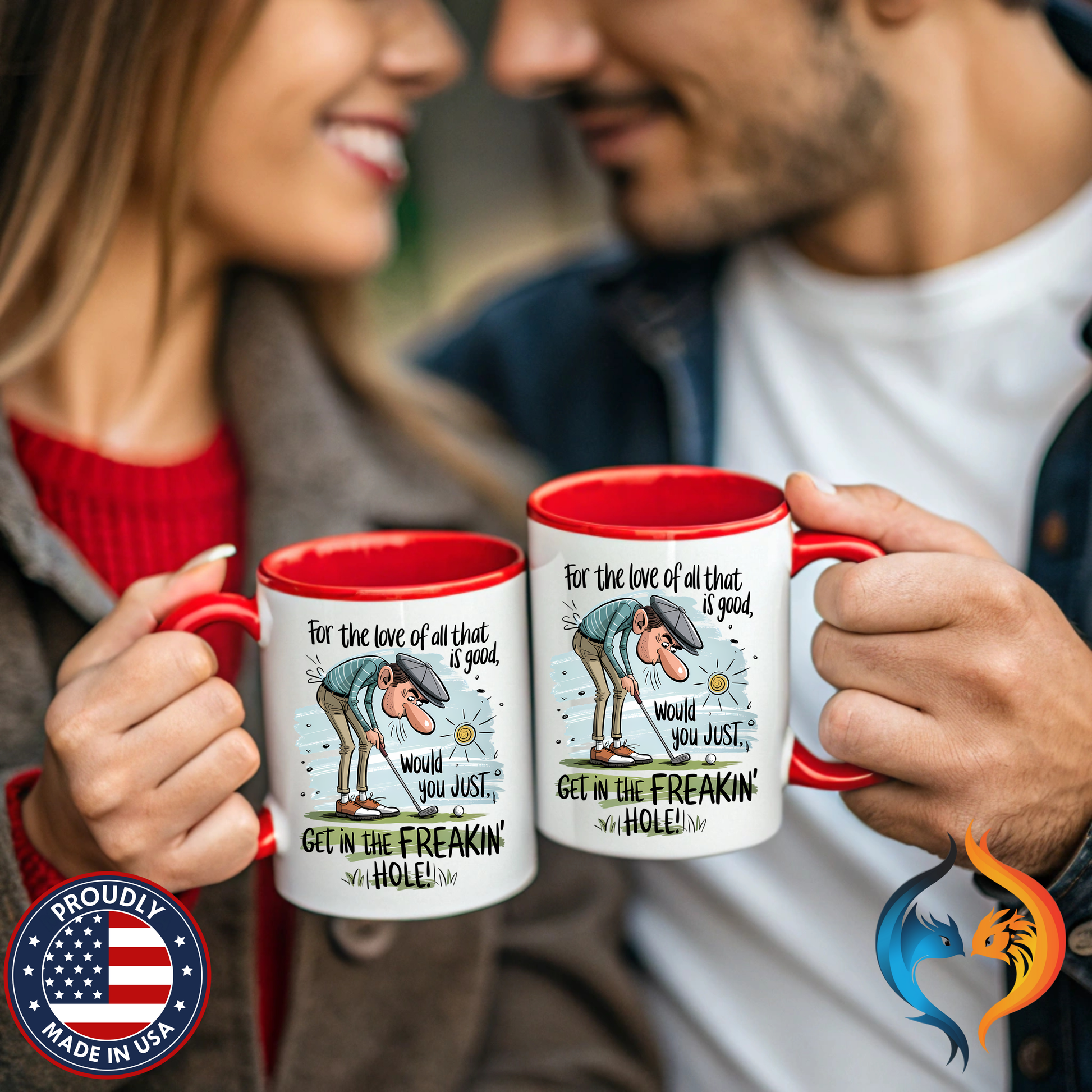Get in the Freaking Hole Mug Lifestyle Mockup | Nutty Designs