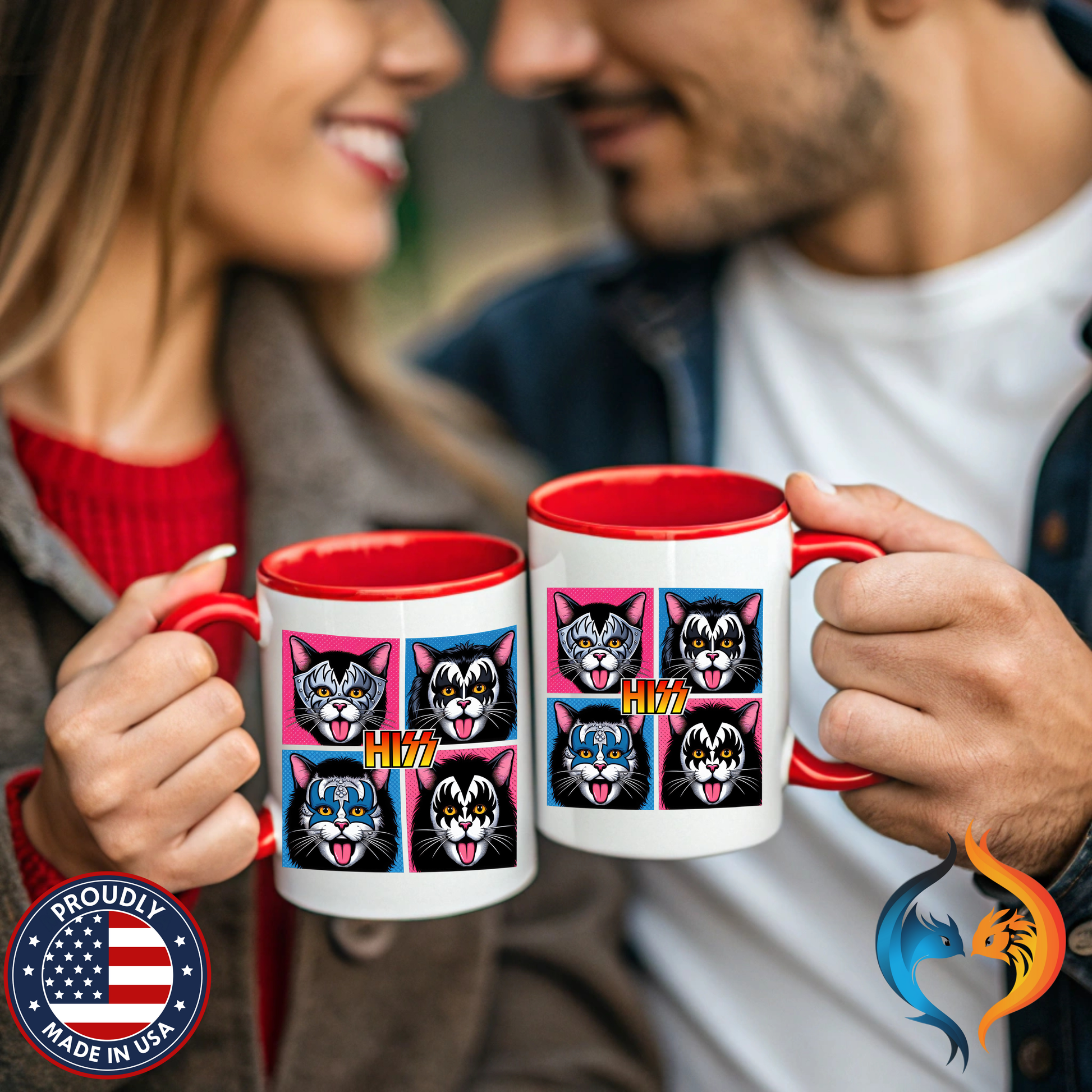 Hiss Mug Product Photo | Nutty Designs