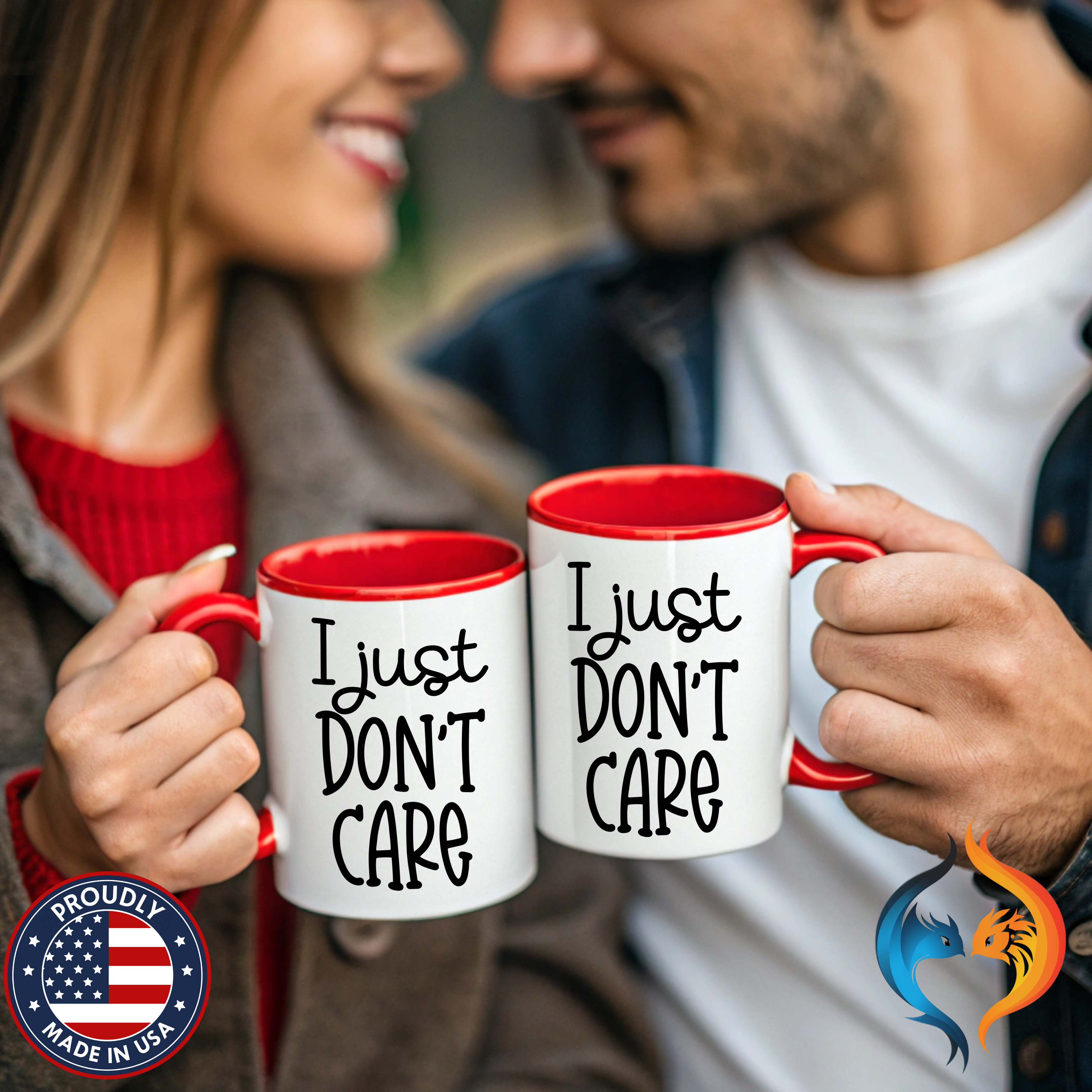 I Just Dont Care Mug Product Photo | Nutty Designs