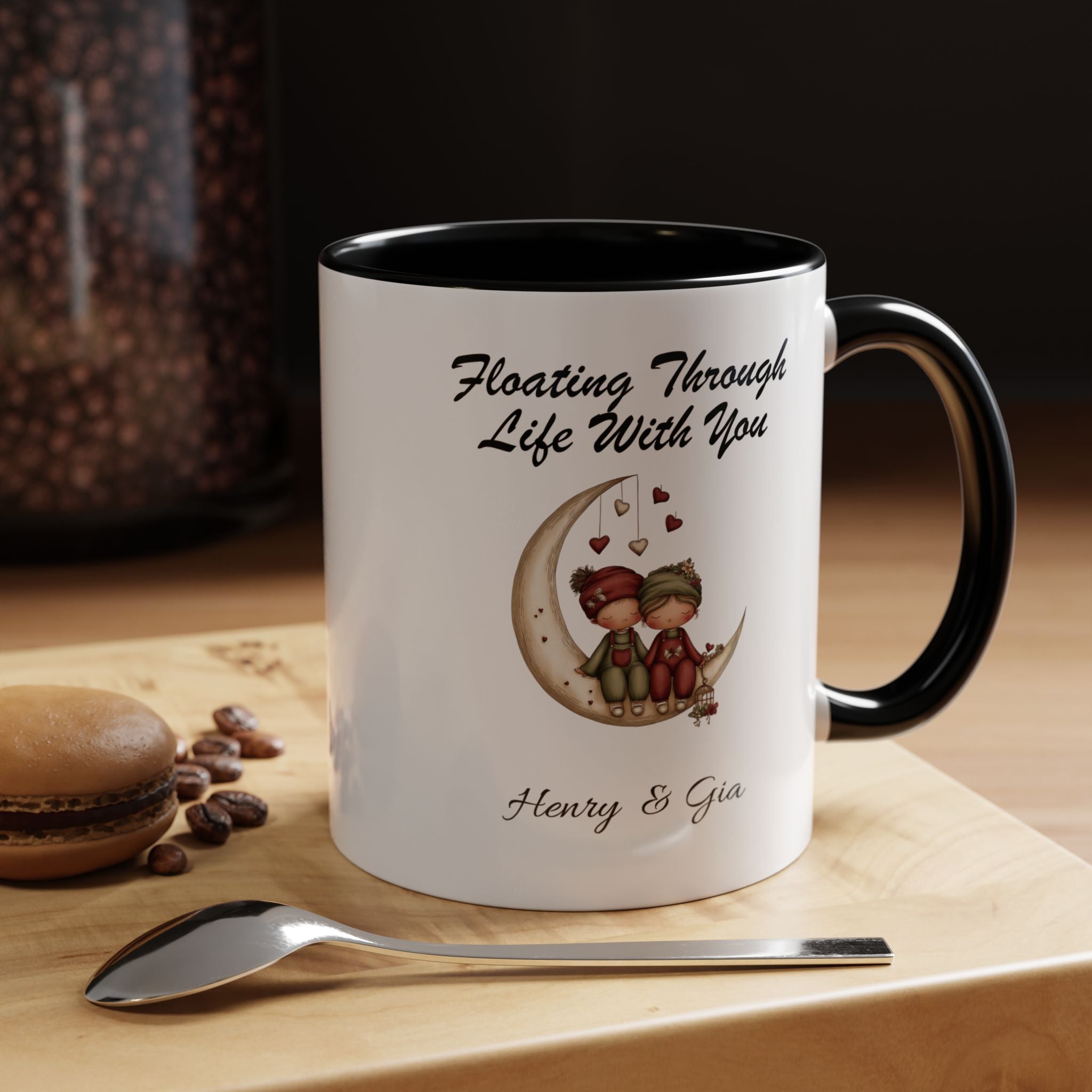 Floating Through Life With You Mug Lifestyle Mockup | Nutty Designs