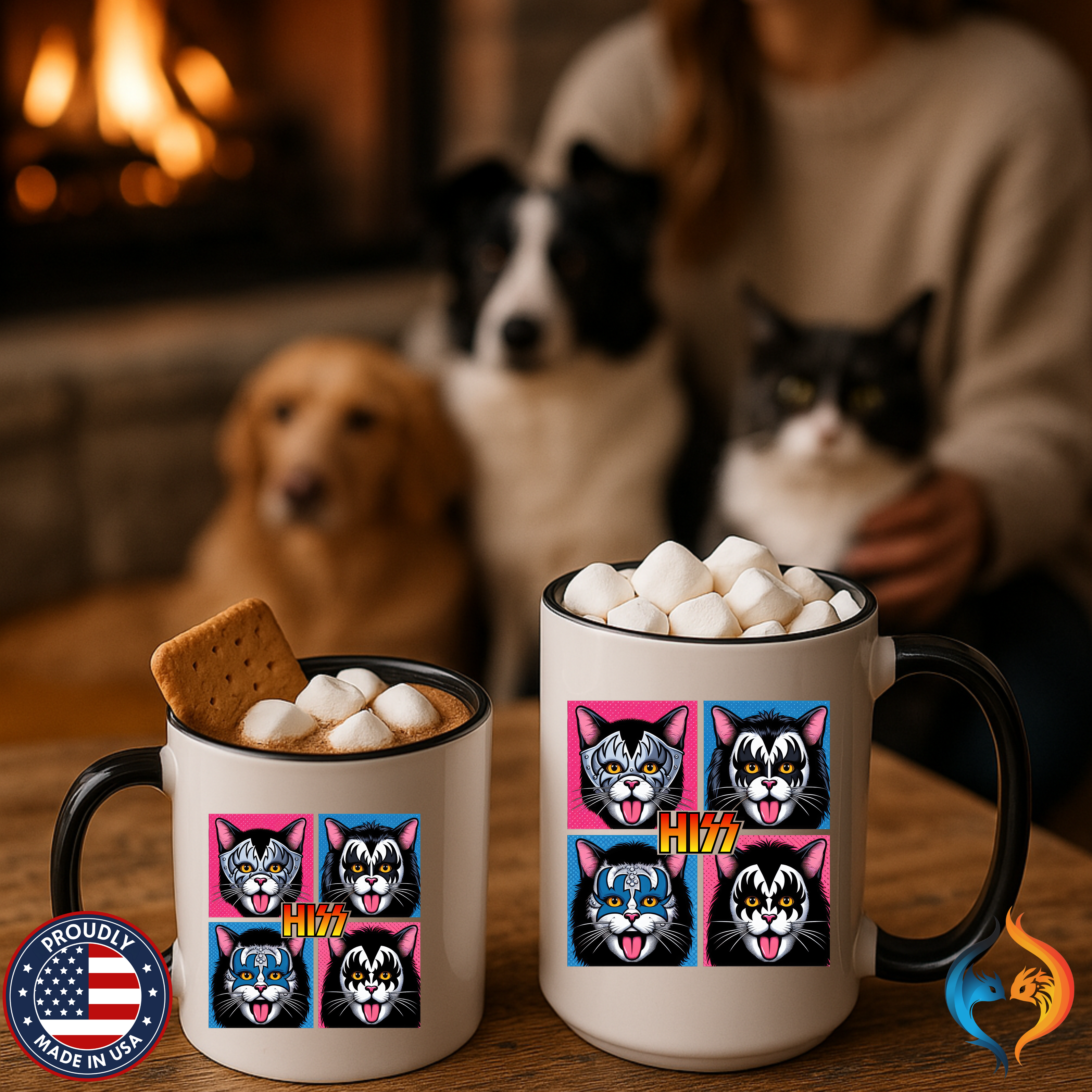 Hiss Mug Product Photo | Nutty Designs