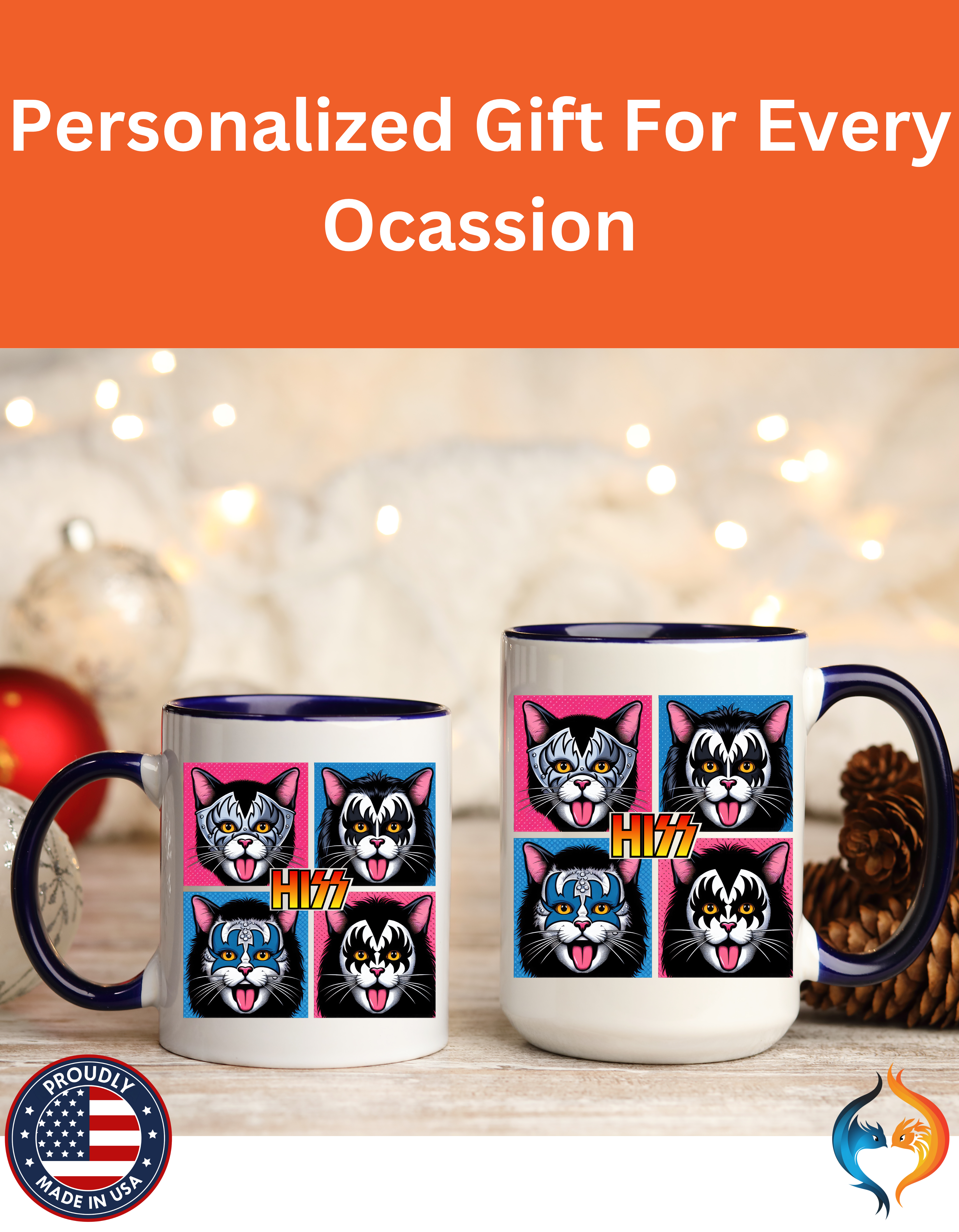 Hiss Mug Product Photo | Nutty Designs