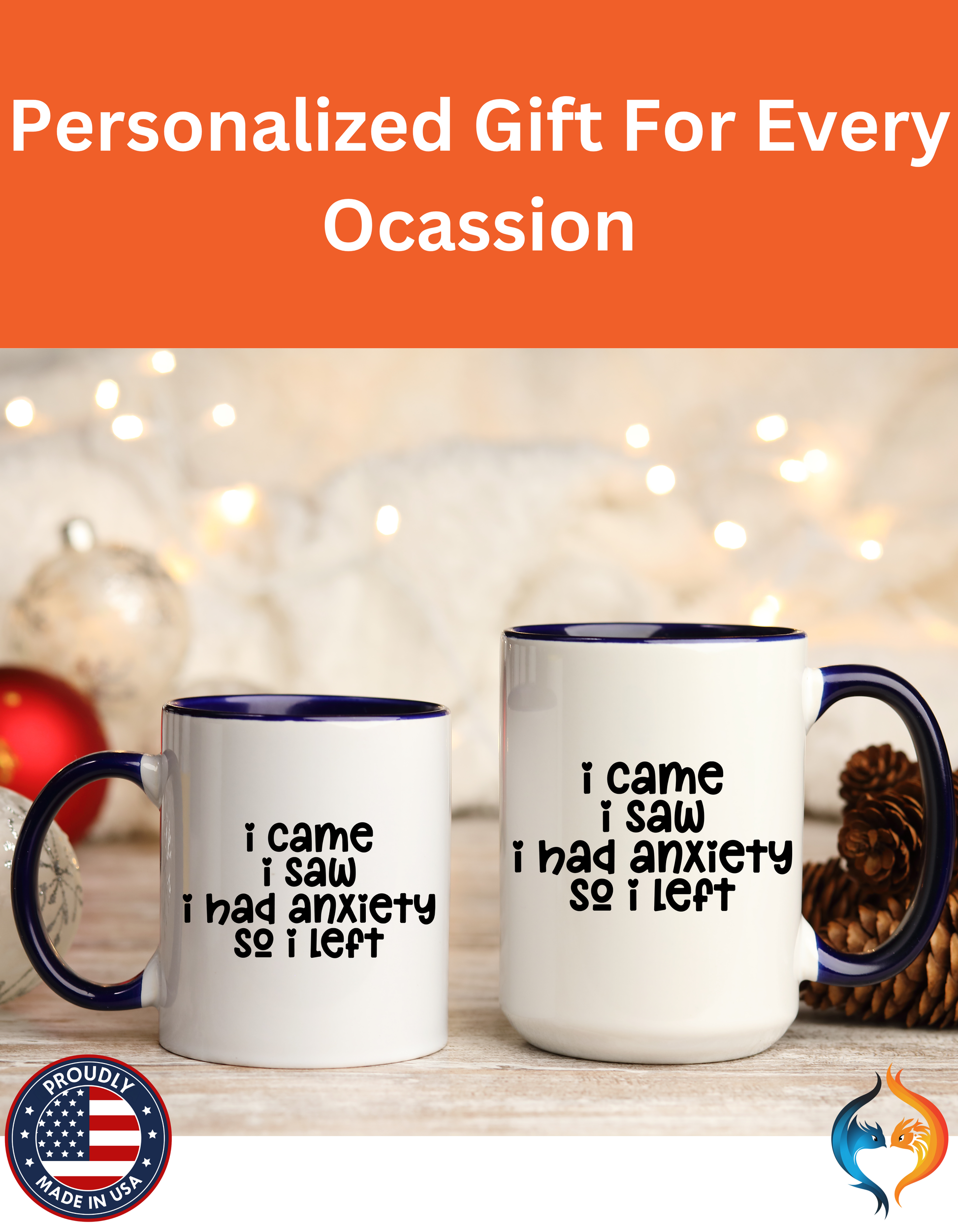 I Came I Saw Mug Product Photo | Nutty Designs