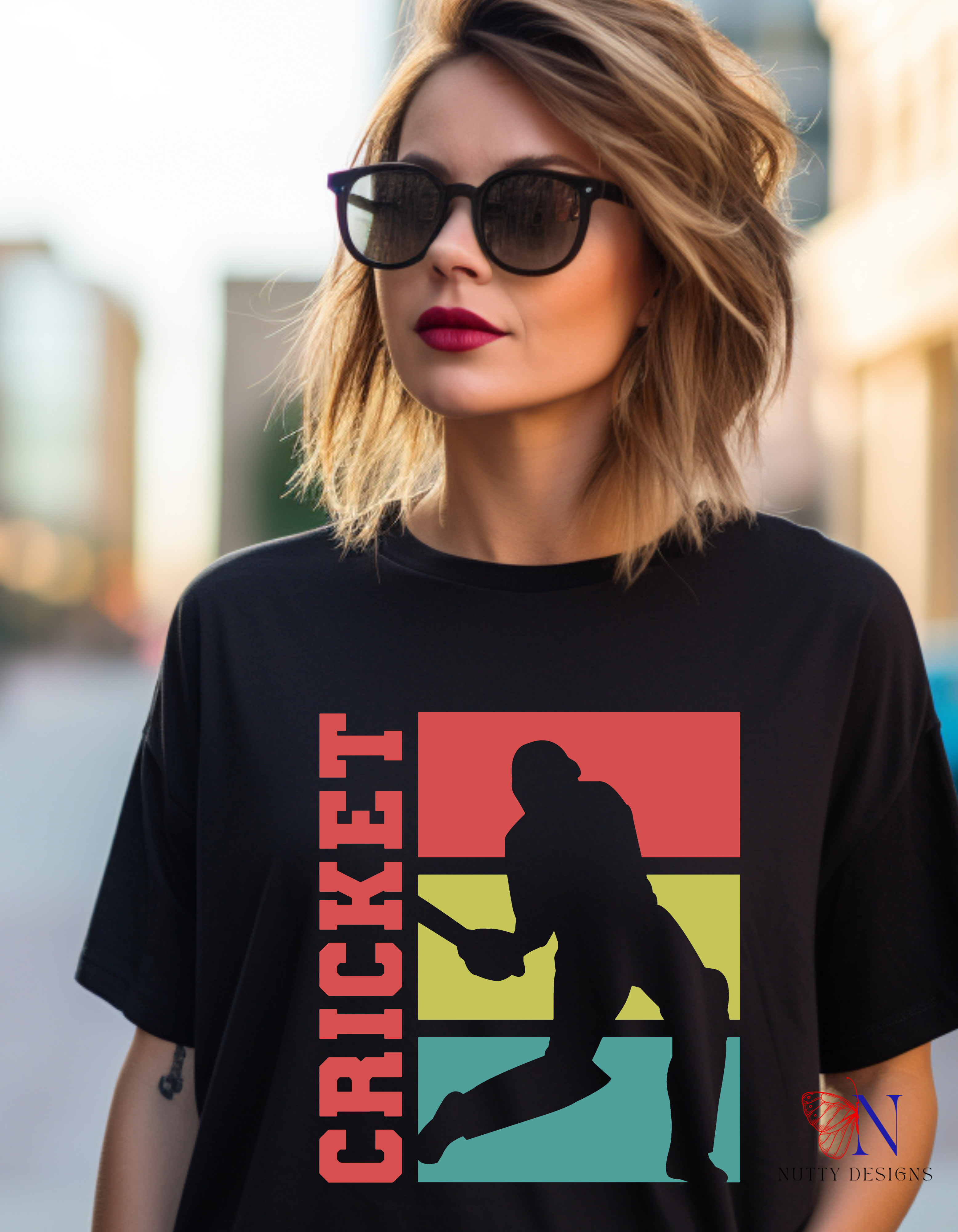 CRICKET Retro Style Unique Desi fashion cricket lover gift tshirt, IPL/T20 world cup tees Unisex Jersey Short Sleeve Tee