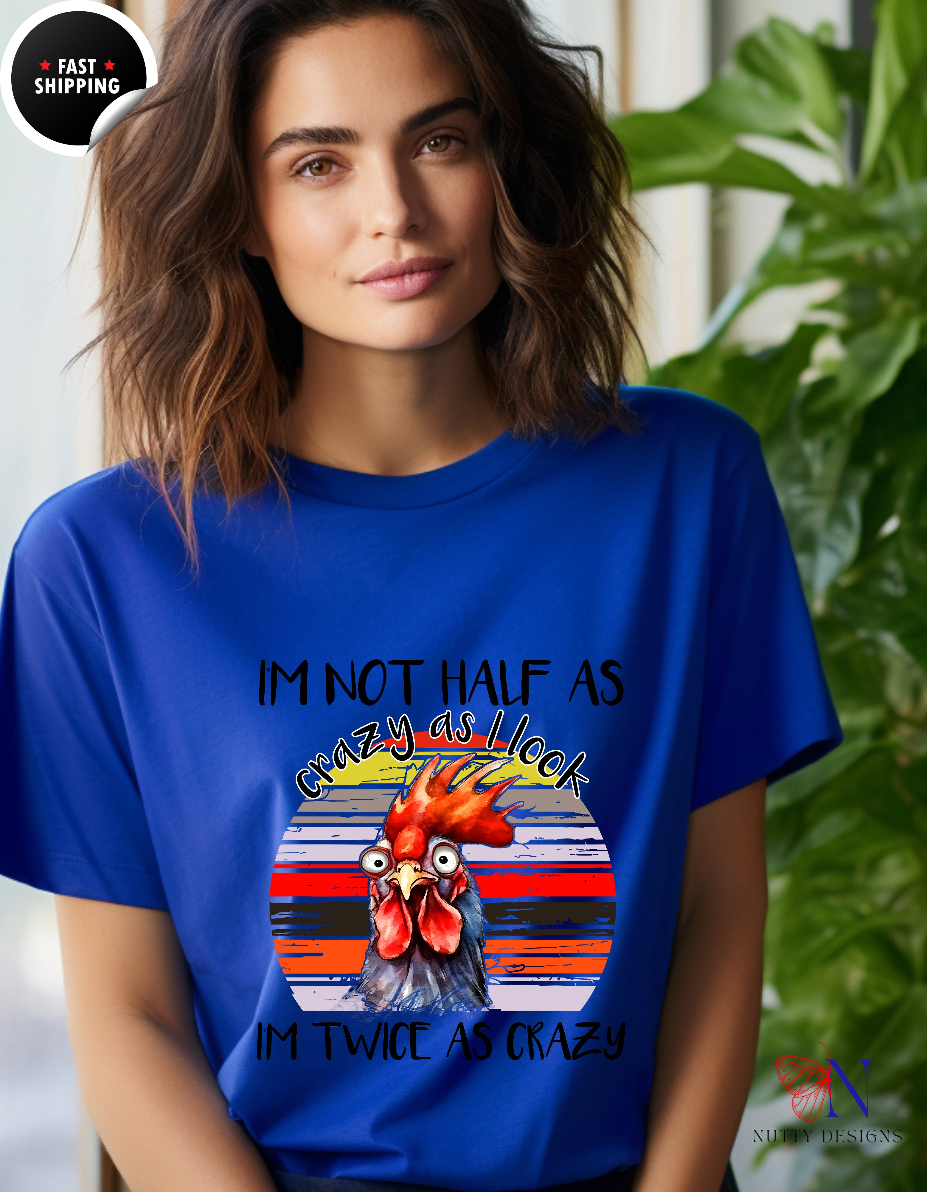 I'm Not Half As Crazy As I Look I'm Twice As Crazy Mug Lifestyle Mockup | Nutty Designs