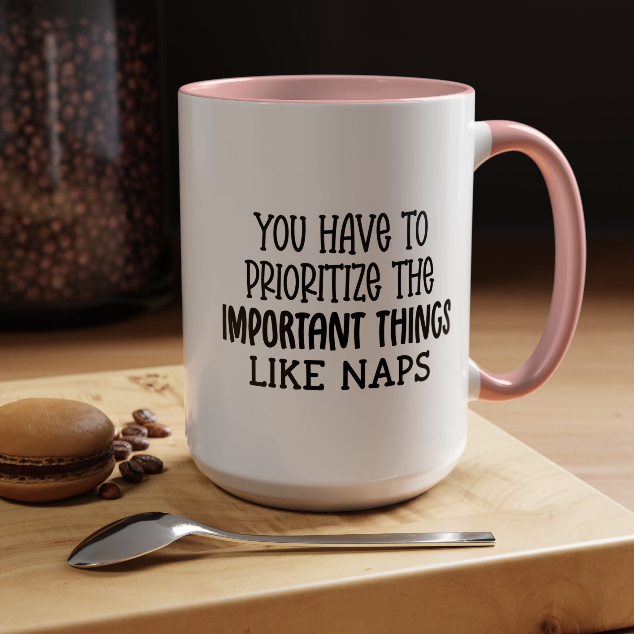 Important Things | Funny Coffee Mug, Sarcastic Tea Cup, Unique Gift Idea