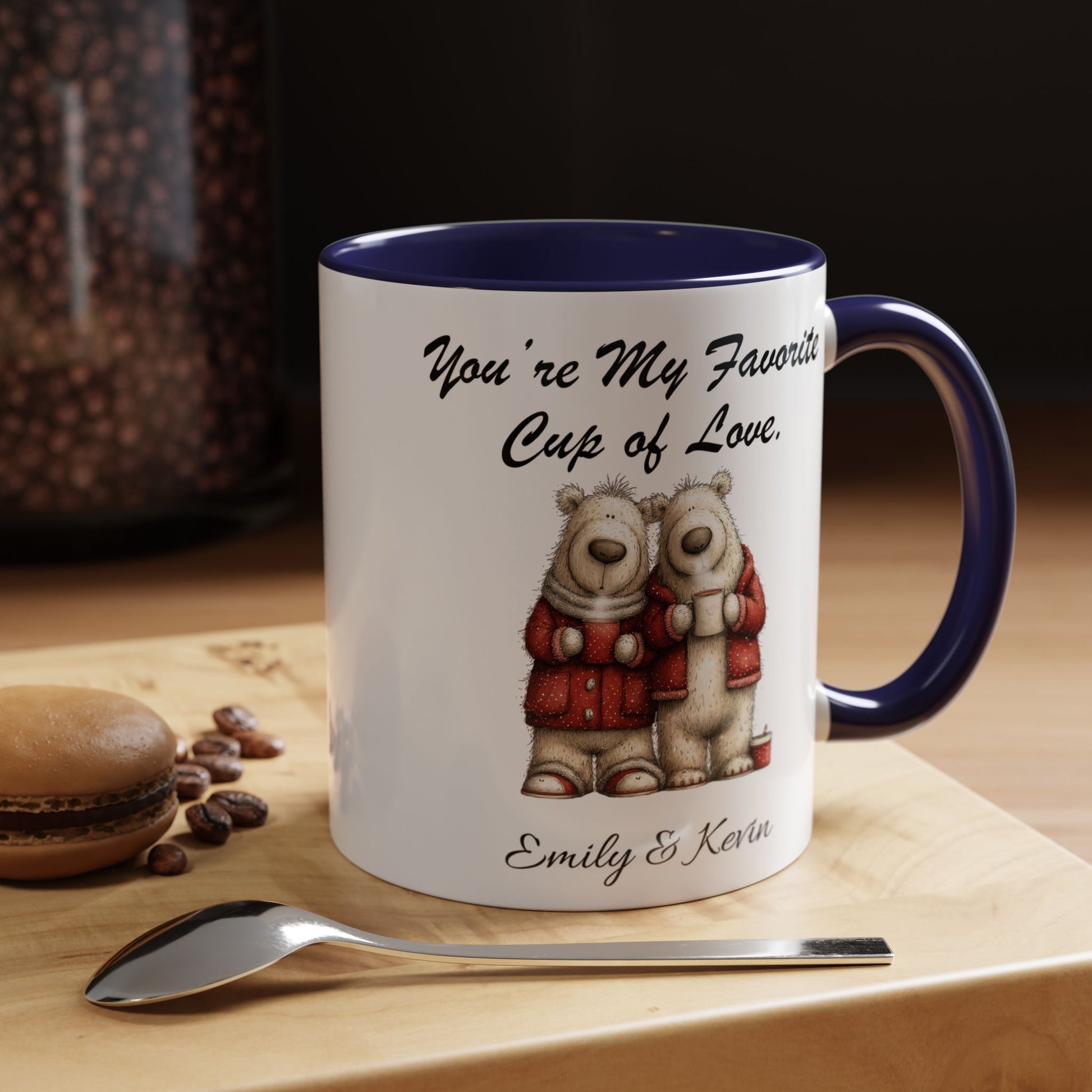 You Are My Favorite Cup of Love Bear Couple Valentine Mug Lifestyle Mockup | Nutty Designs
