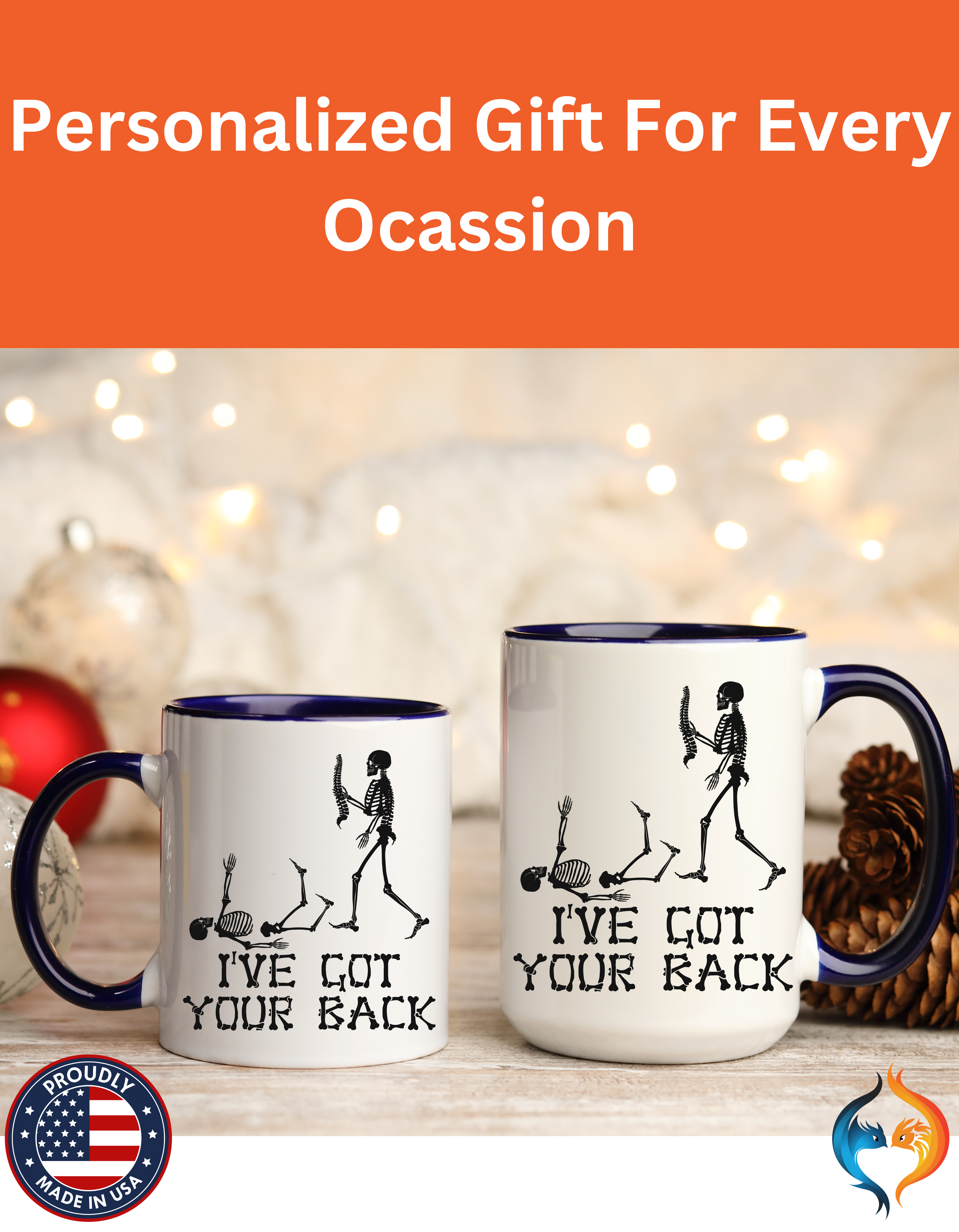I have Got Your Back Mug Product Photo | Nutty Designs