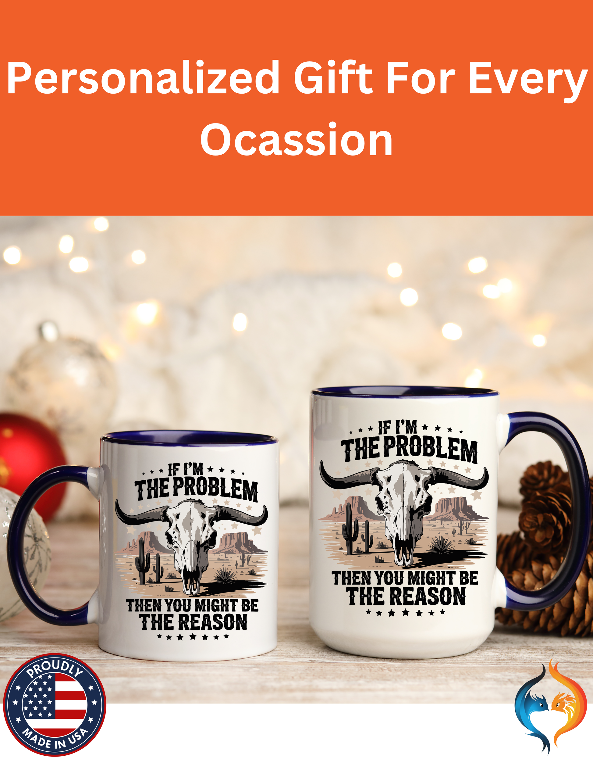 If I am the Problem Mug Product Photo | Nutty Designs