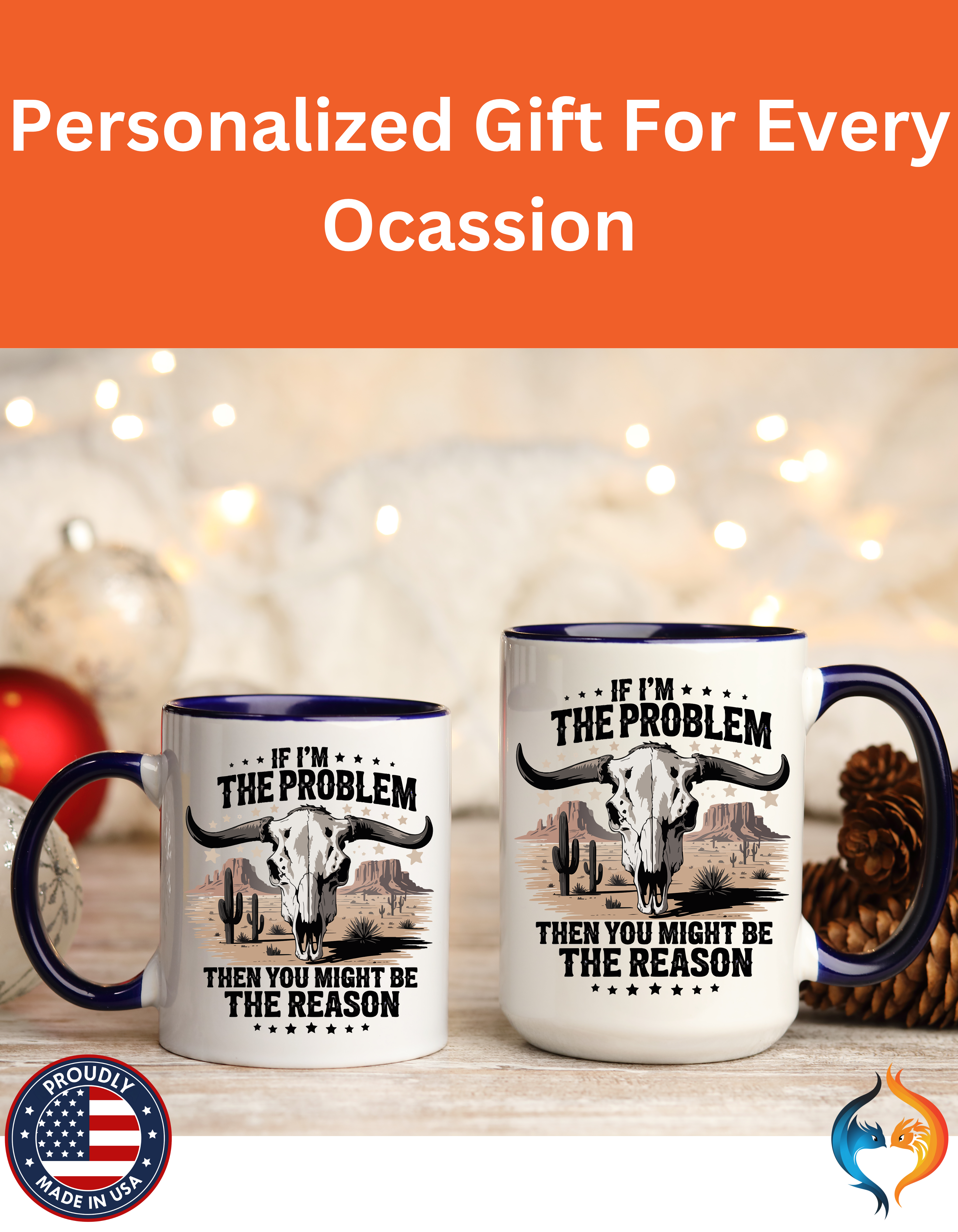 If I am the Problem Mug Product Photo | Nutty Designs