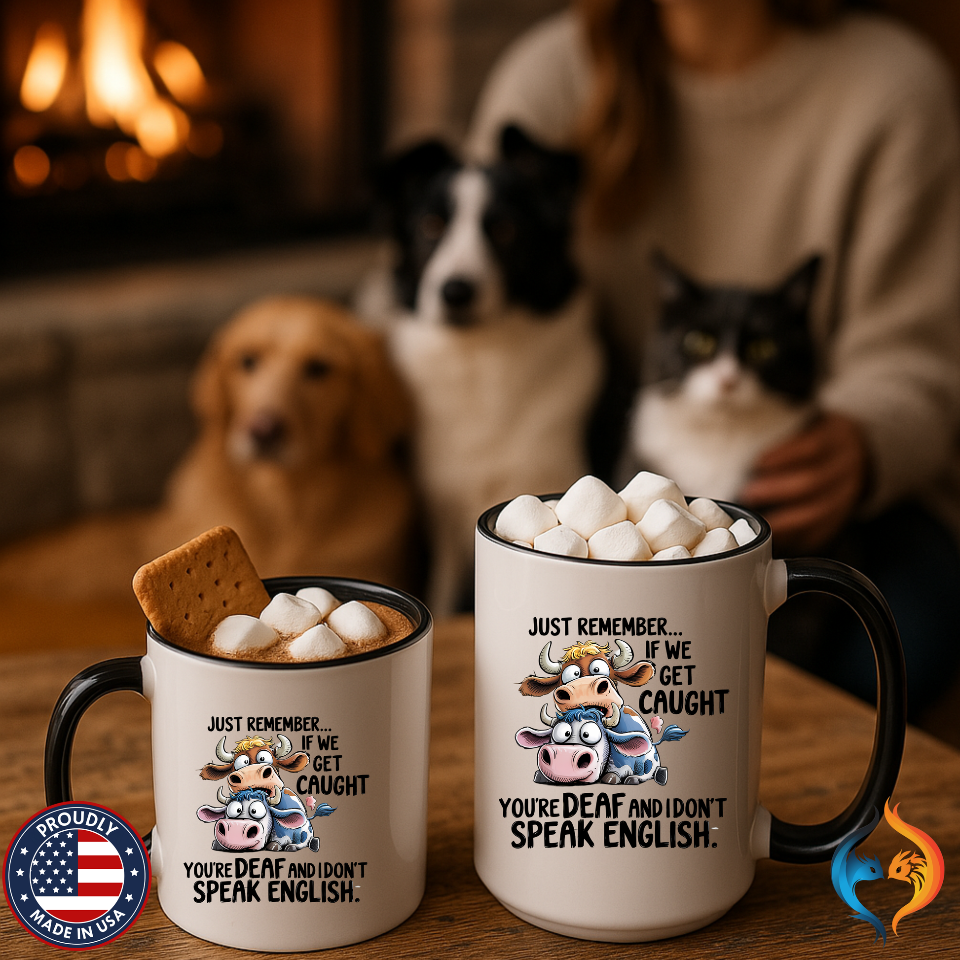 If We Get Caught Mug Lifestyle Mockup | Nutty Designs