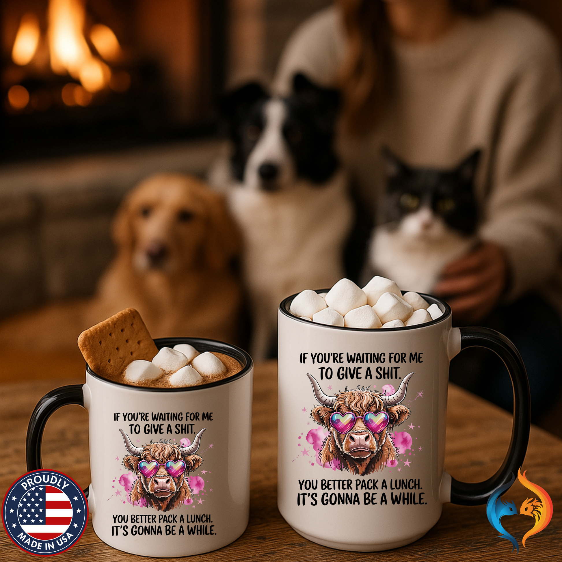 If You re Waiting For Me To Give a Sh t Mug Lifestyle Mockup | Nutty Designs