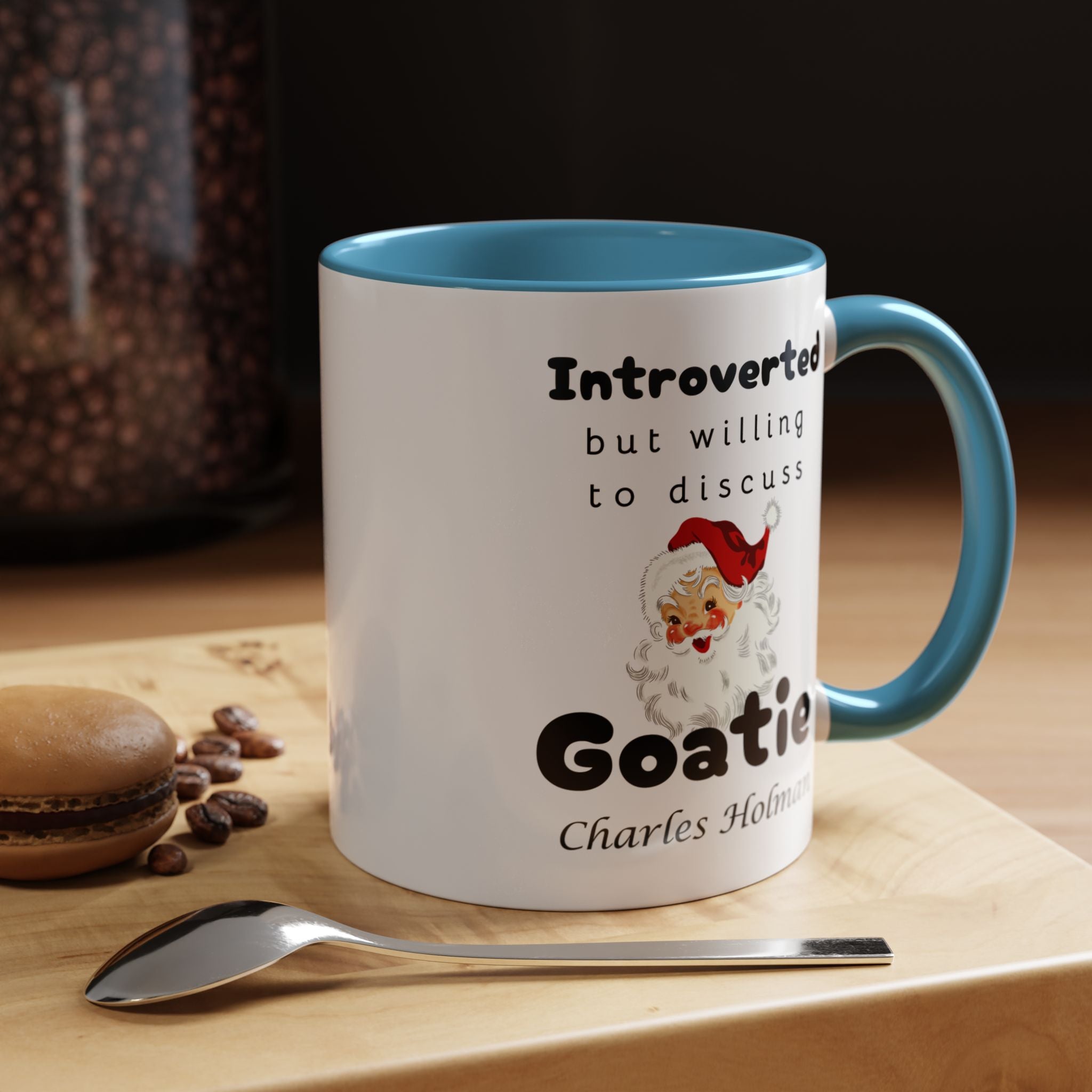 Funny Goatie & Santa Claus Beard Personalized Coffee Mug