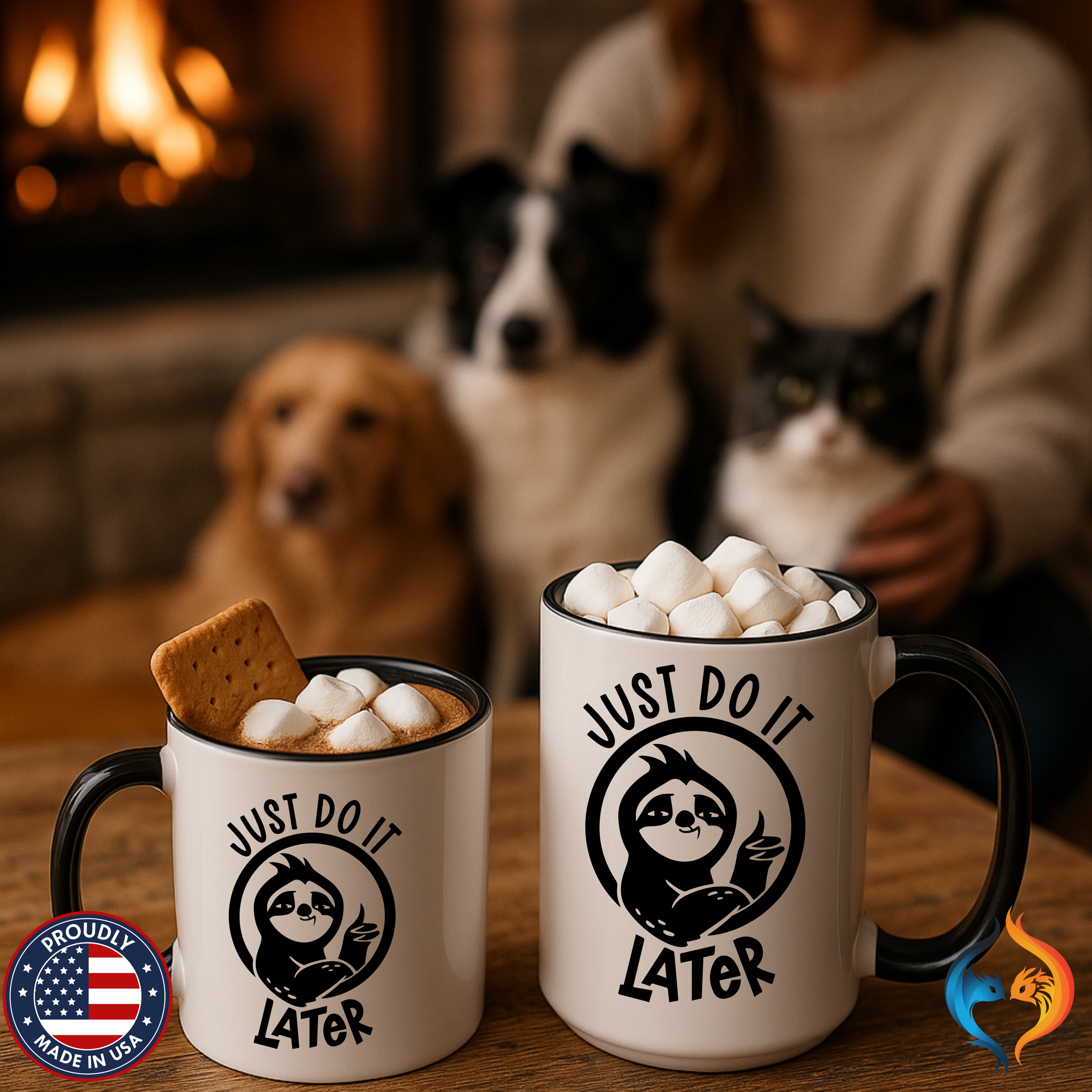 Just Do It Later Mug Lifestyle Mockup | Nutty Designs
