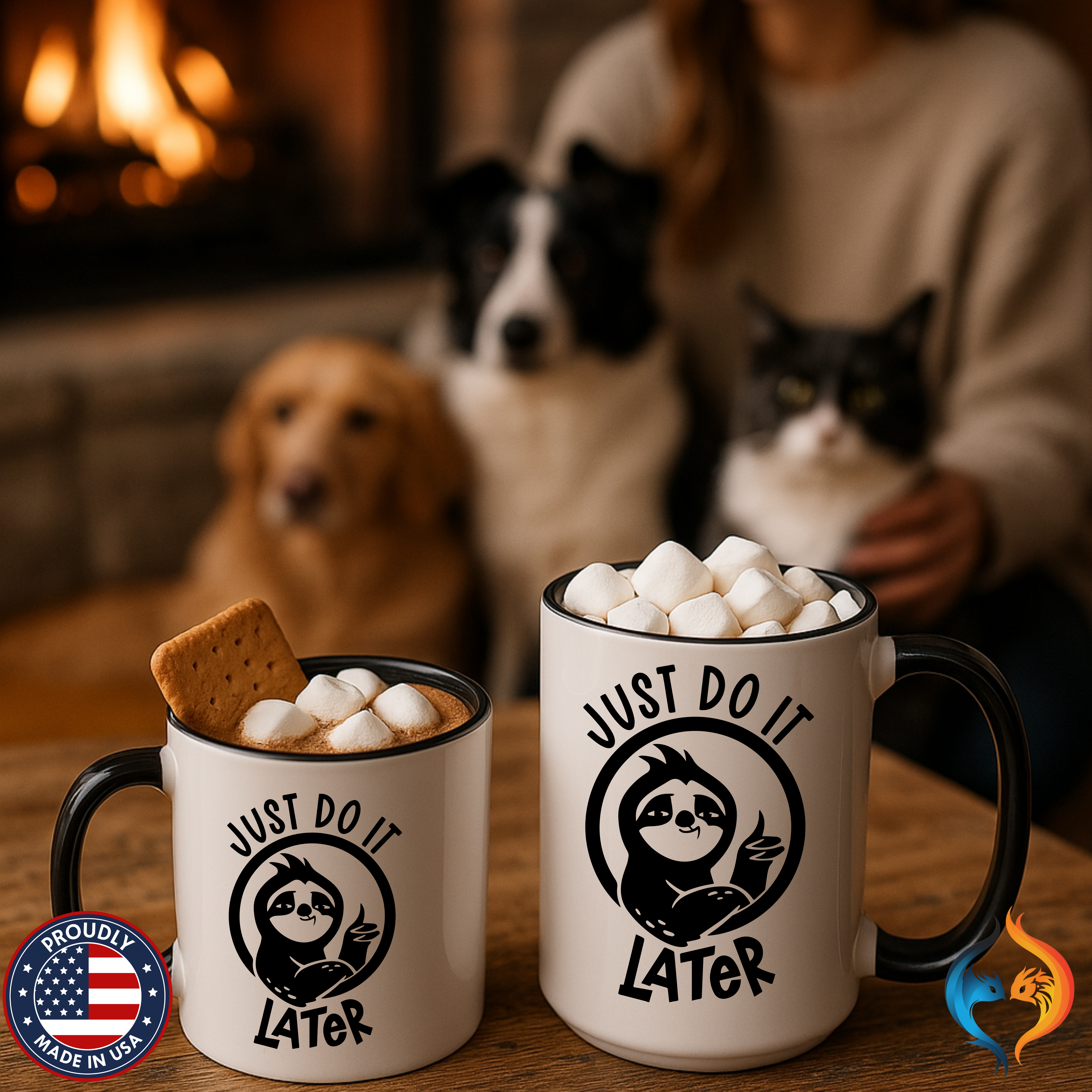 Just Do It Later Mug Lifestyle Mockup | Nutty Designs