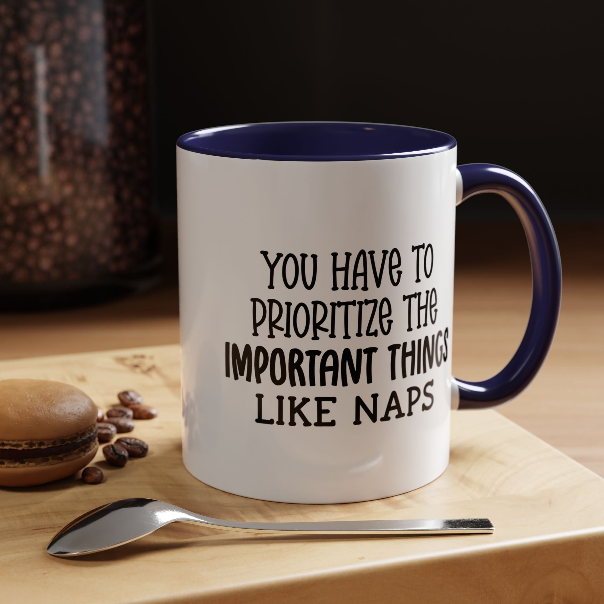 Important Things | Funny Coffee Mug, Sarcastic Tea Cup, Unique Gift Idea