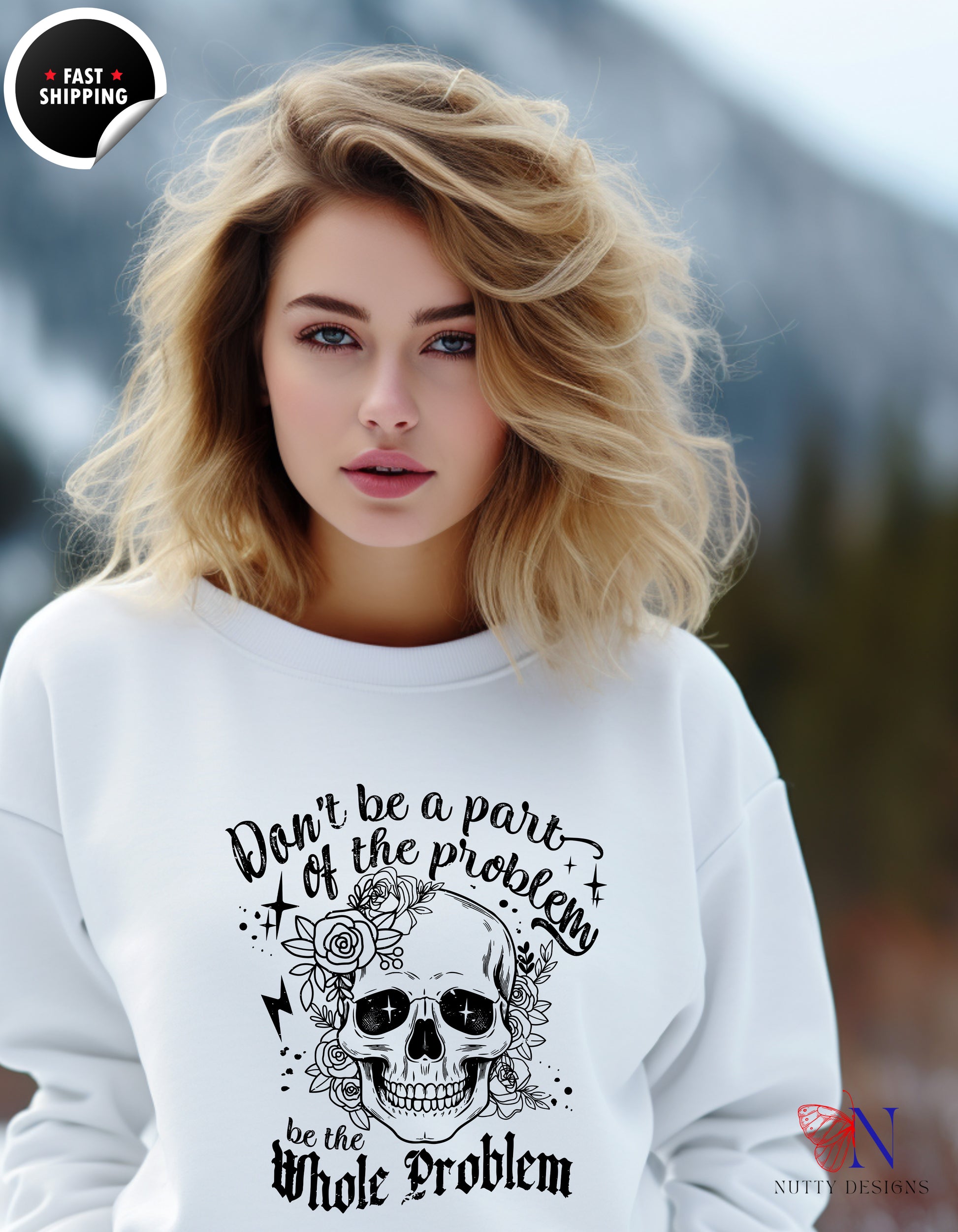 Don't Be A Part Of The Problem Be The Whole Problem Mug Product Photo | Nutty Designs