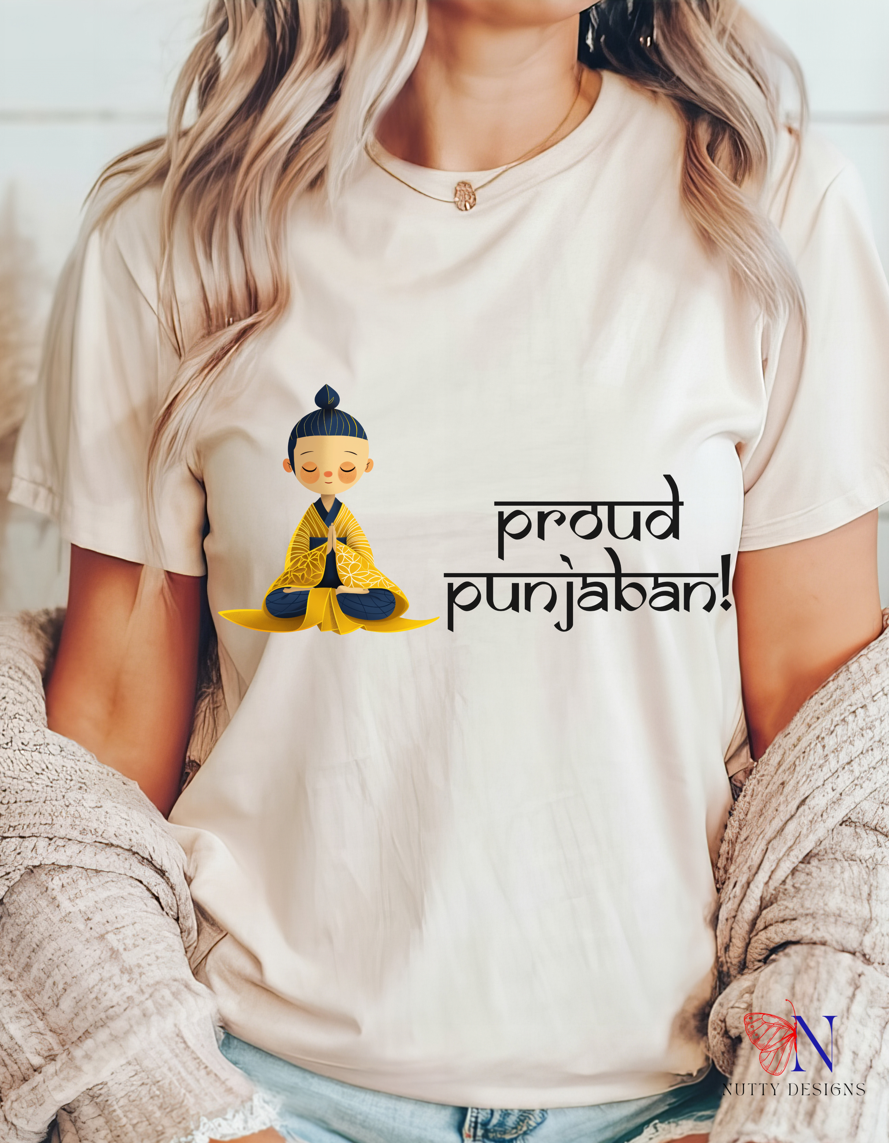 Proud Punjaban / T-Shirt Lifestyle Mockup | Nutty Designs