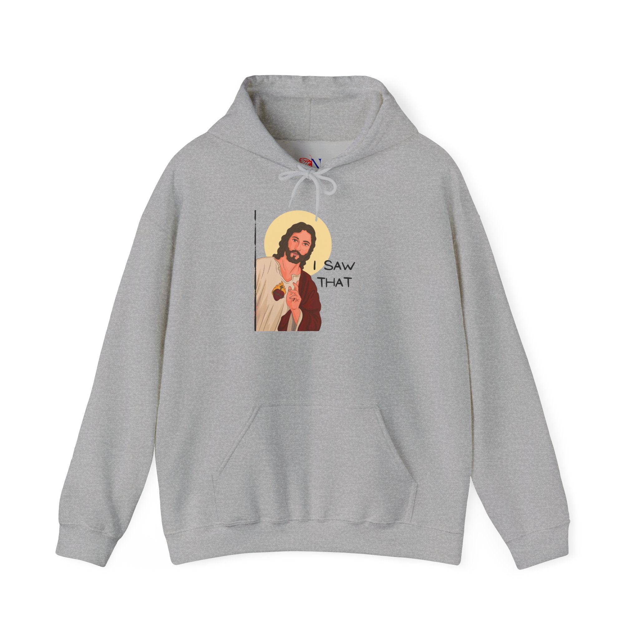 Jesus "I Saw That" Hoodie - Funny Religious Graphic Sweatshirt