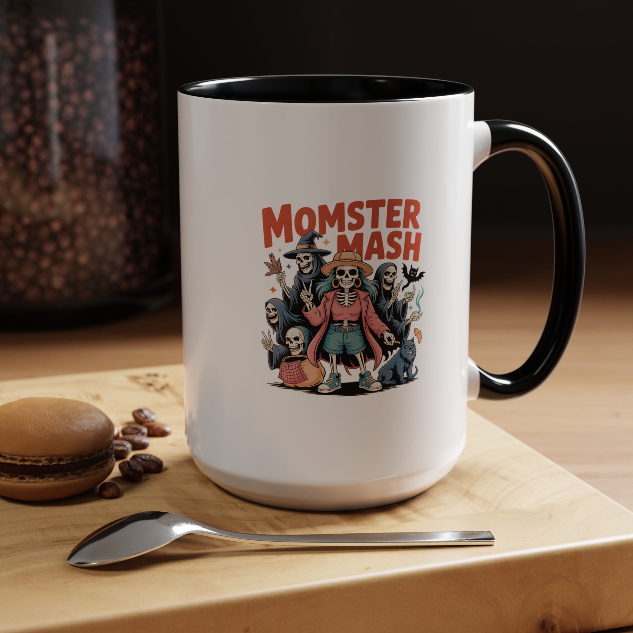 Momster Mash | Funny Coffee Mug, Sarcastic Tea Cup, Unique Gift Idea