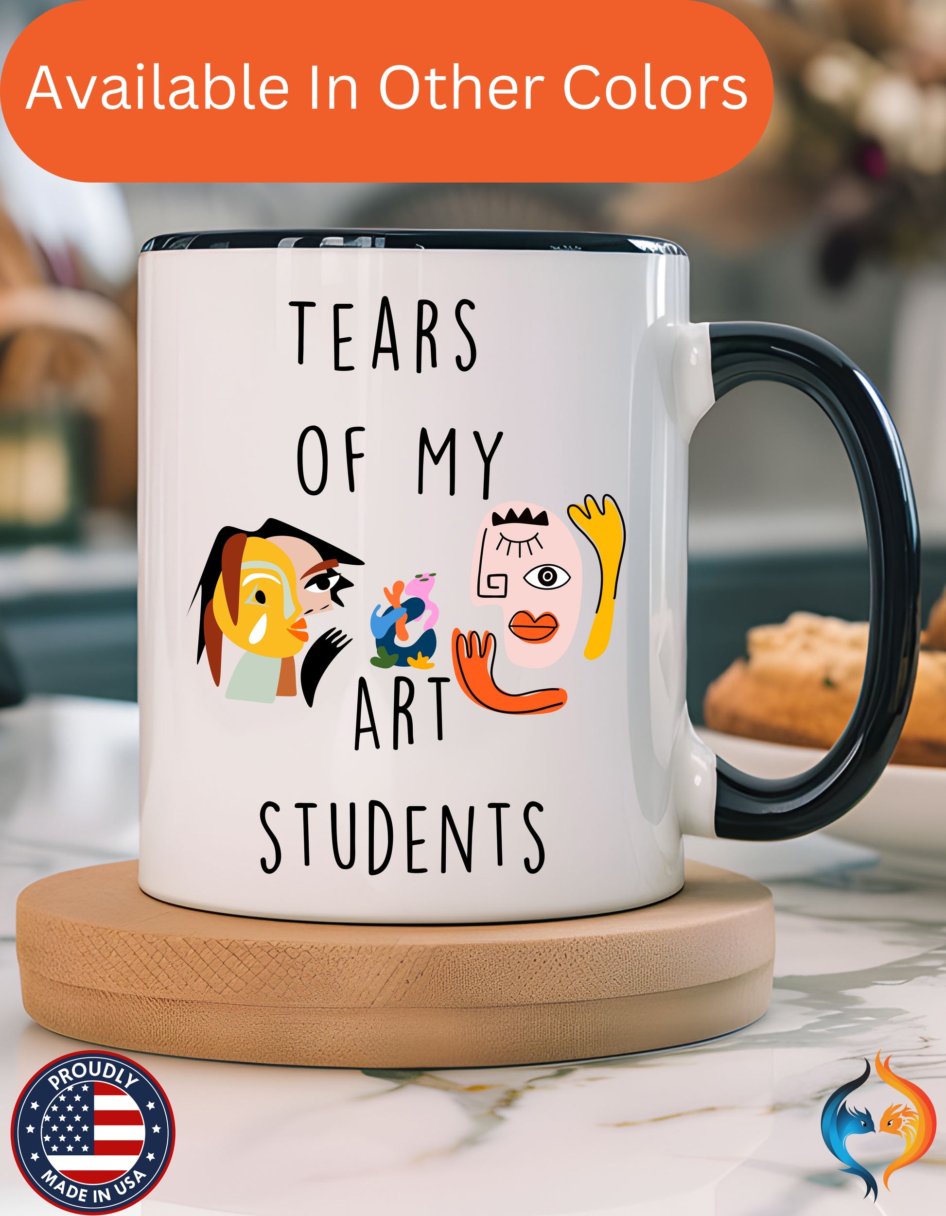 Tears Of My Arts Students, Sarcastic , Tea Coffee Cup Mug Lifestyle Mockup | Nutty Designs