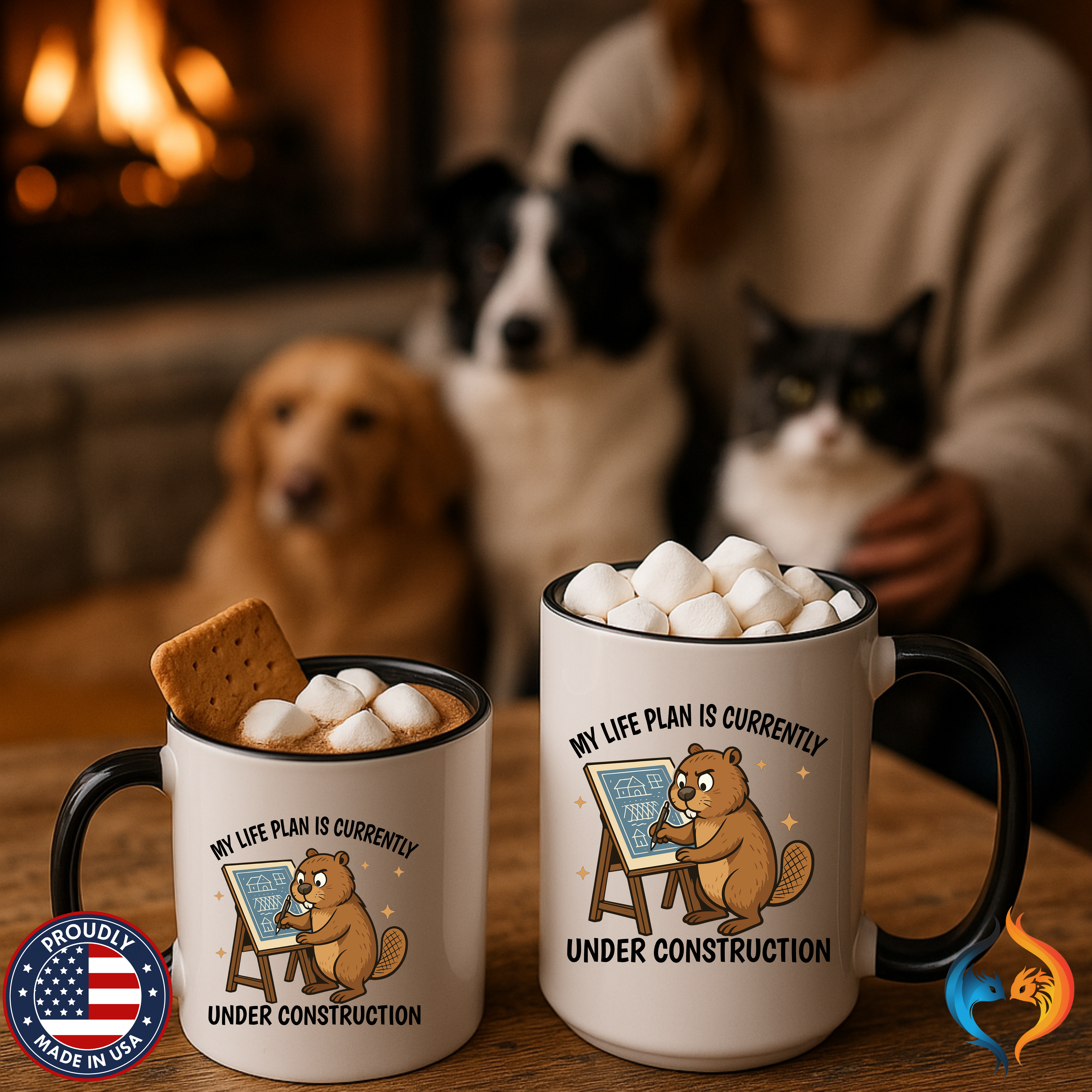 My Life Plan is Under Construction Mug Lifestyle Mockup | Nutty Designs