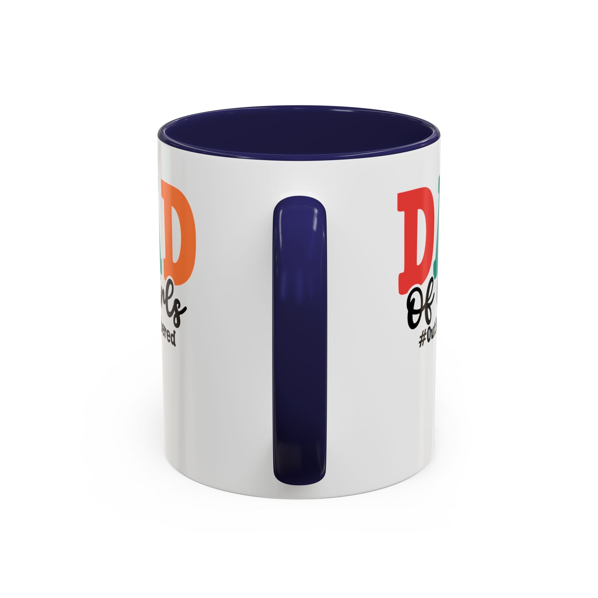 Dad of girls #outnumbered Mug - Funny Dad Gift