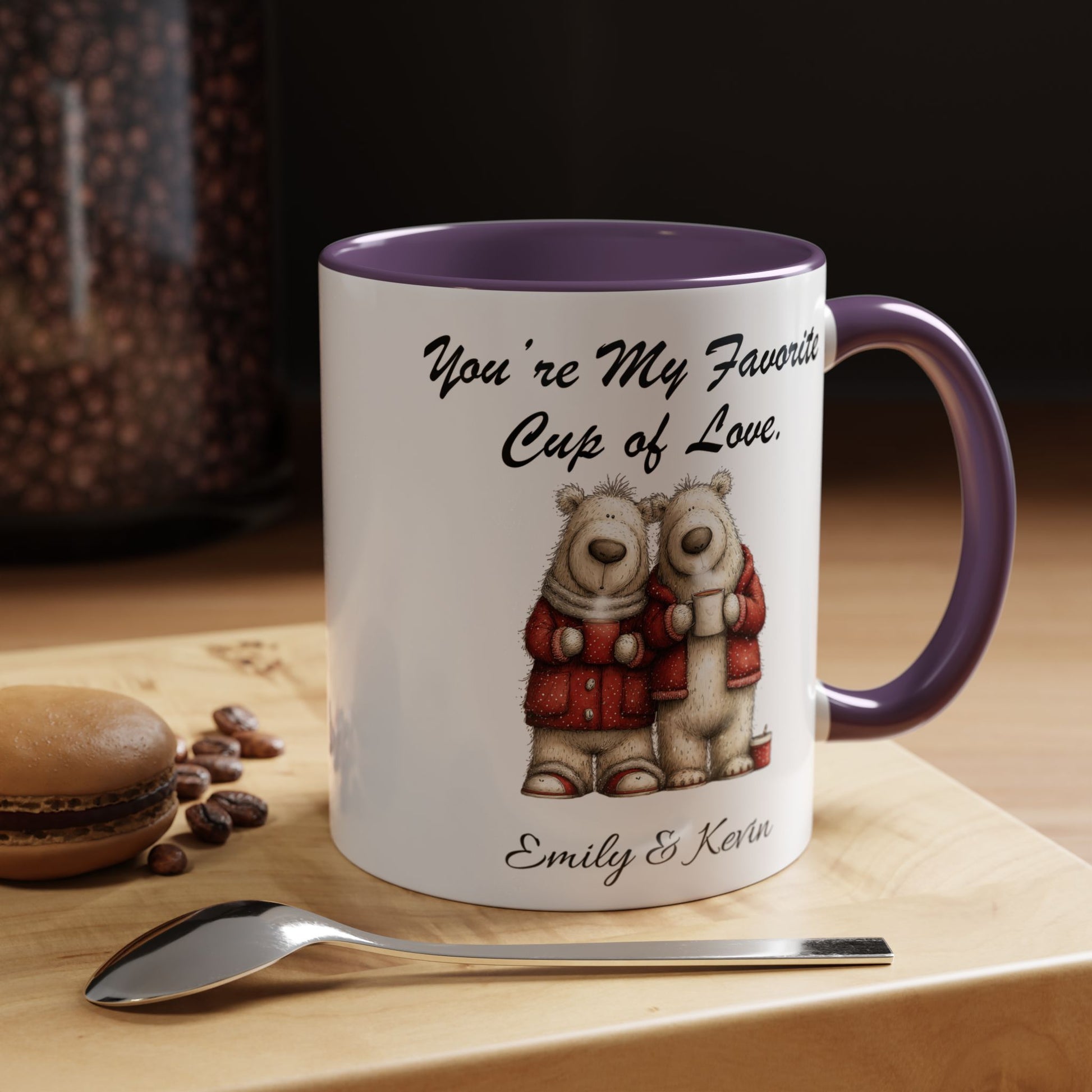 You Are My Favorite Cup of Love Bear Couple Valentine Mug Lifestyle Mockup | Nutty Designs