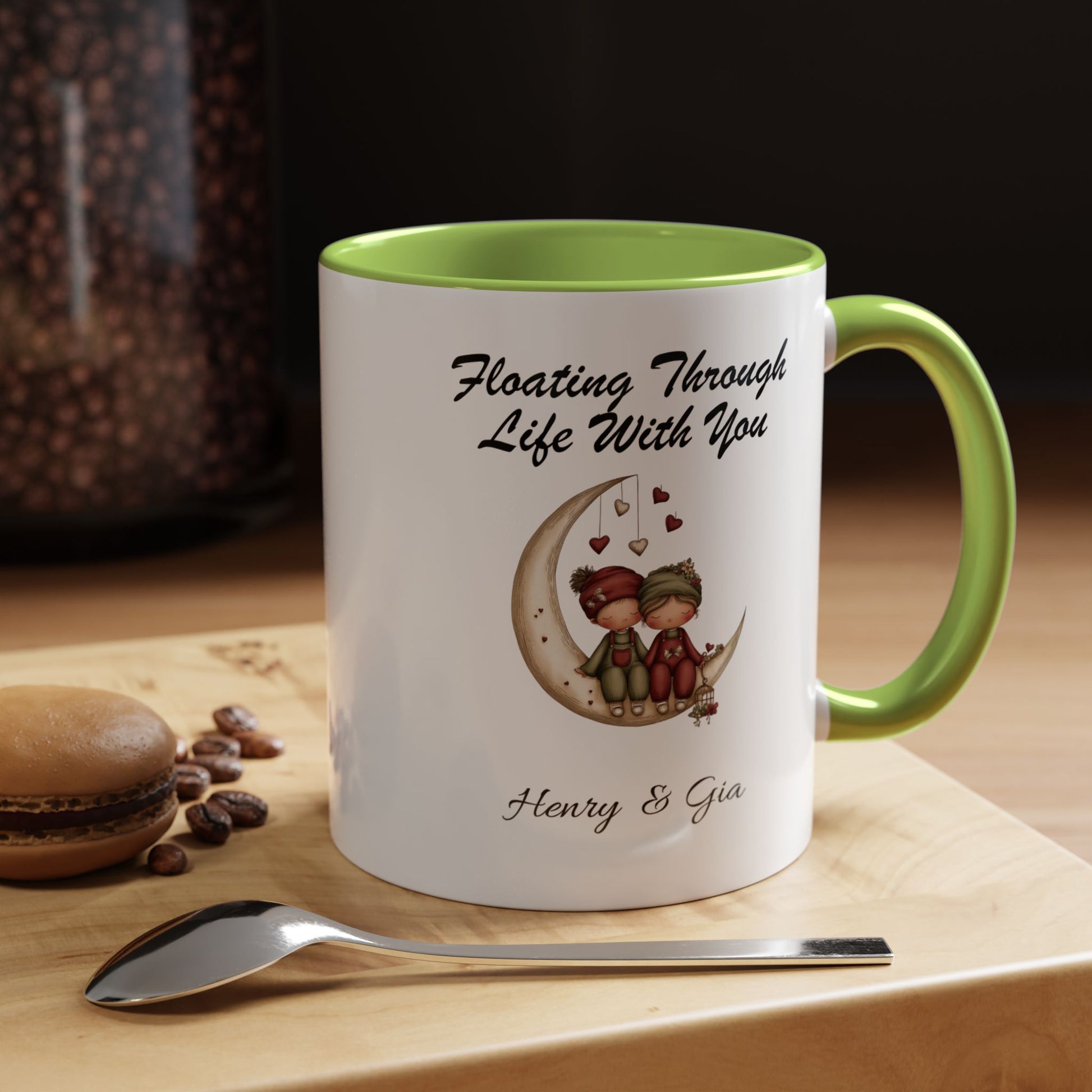 Floating Through Life With You Mug Lifestyle Mockup | Nutty Designs