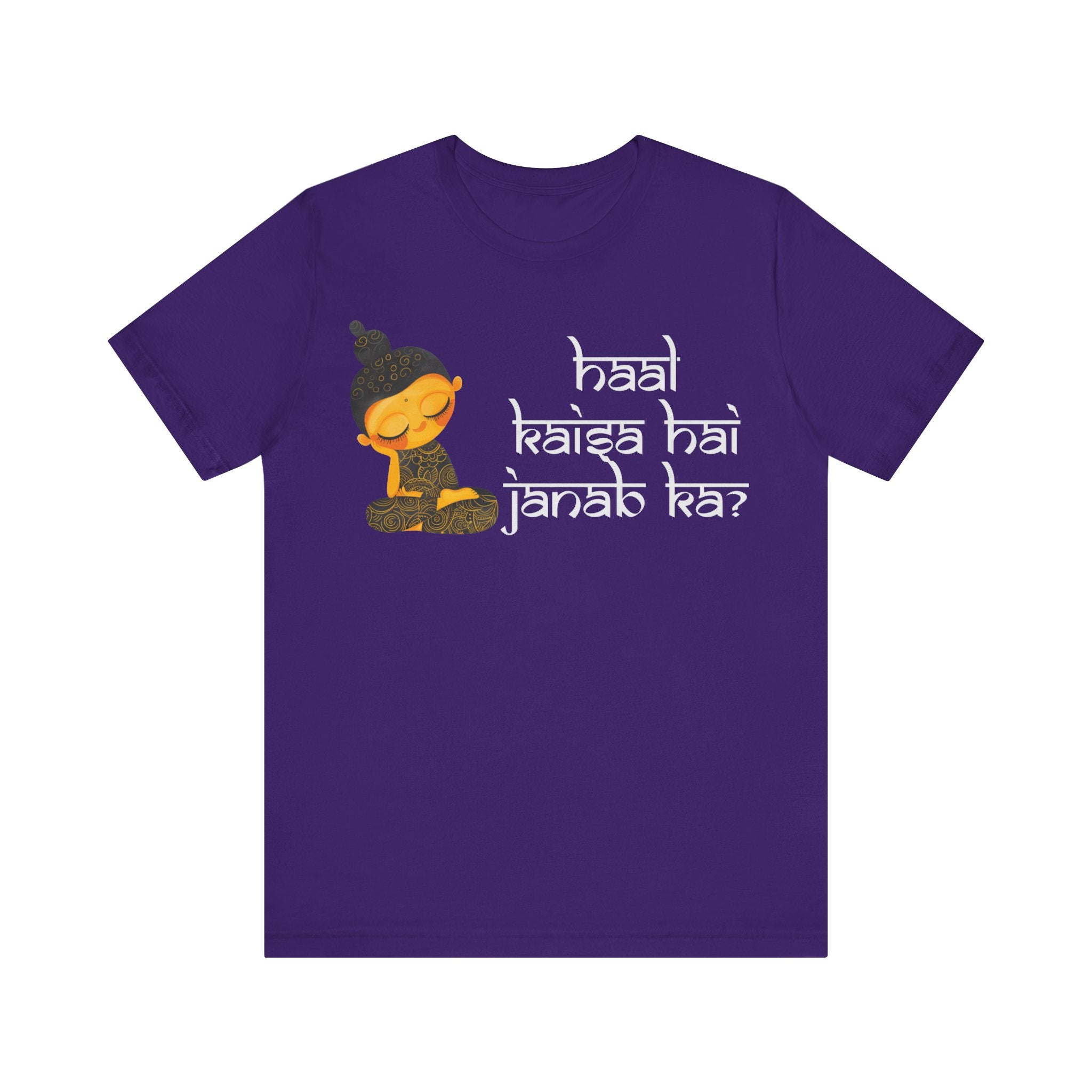 Haal Kaisa Hai Janab ka Desi Funny Tshirt-Tshirts Unisex Jersey Short Sleeve Tee