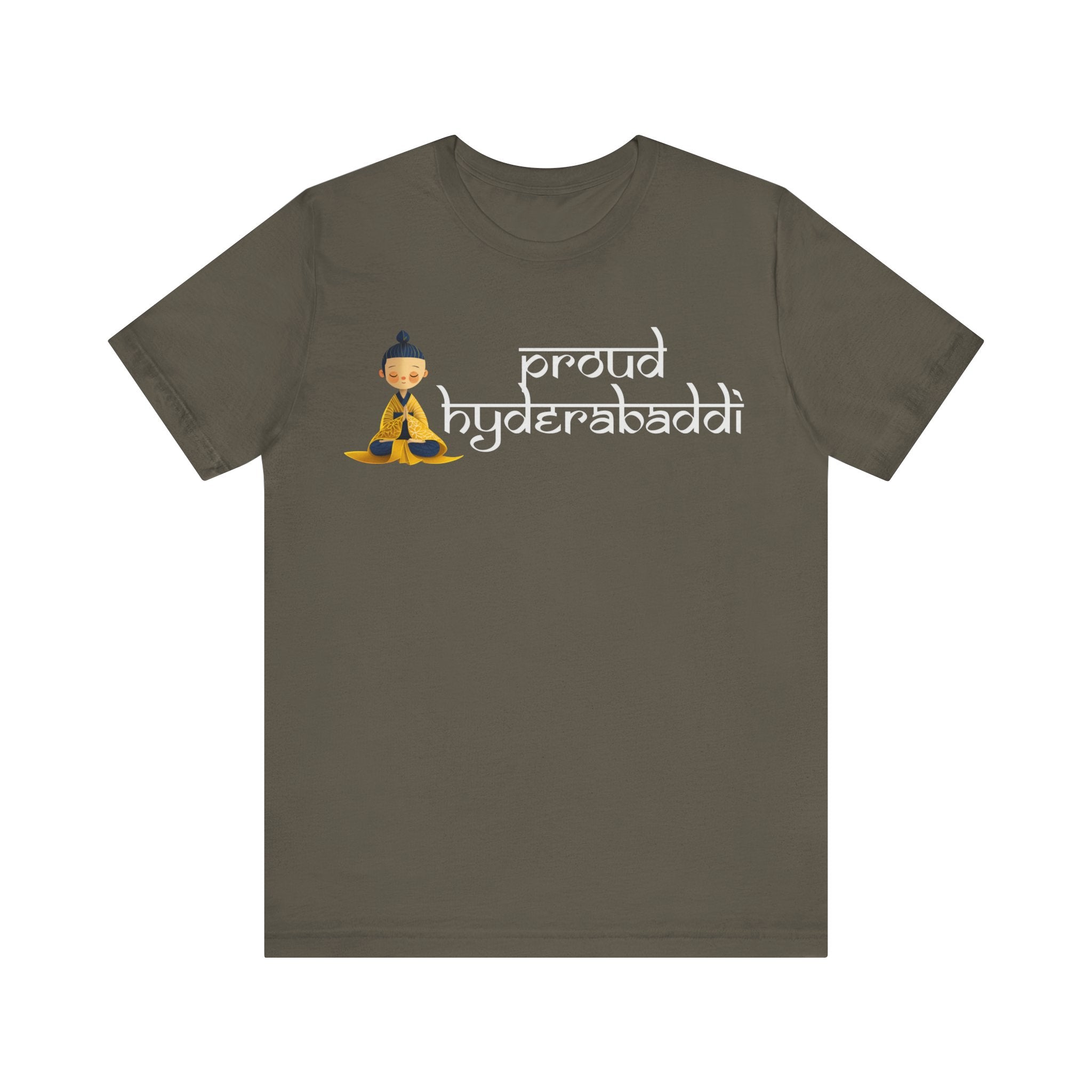 Proud Hyderabaddi Funny Indian pride slogan gift Desi Swag Pakistani tshirt brown humor T-shirt Punny tee shirt Unisex  Tee