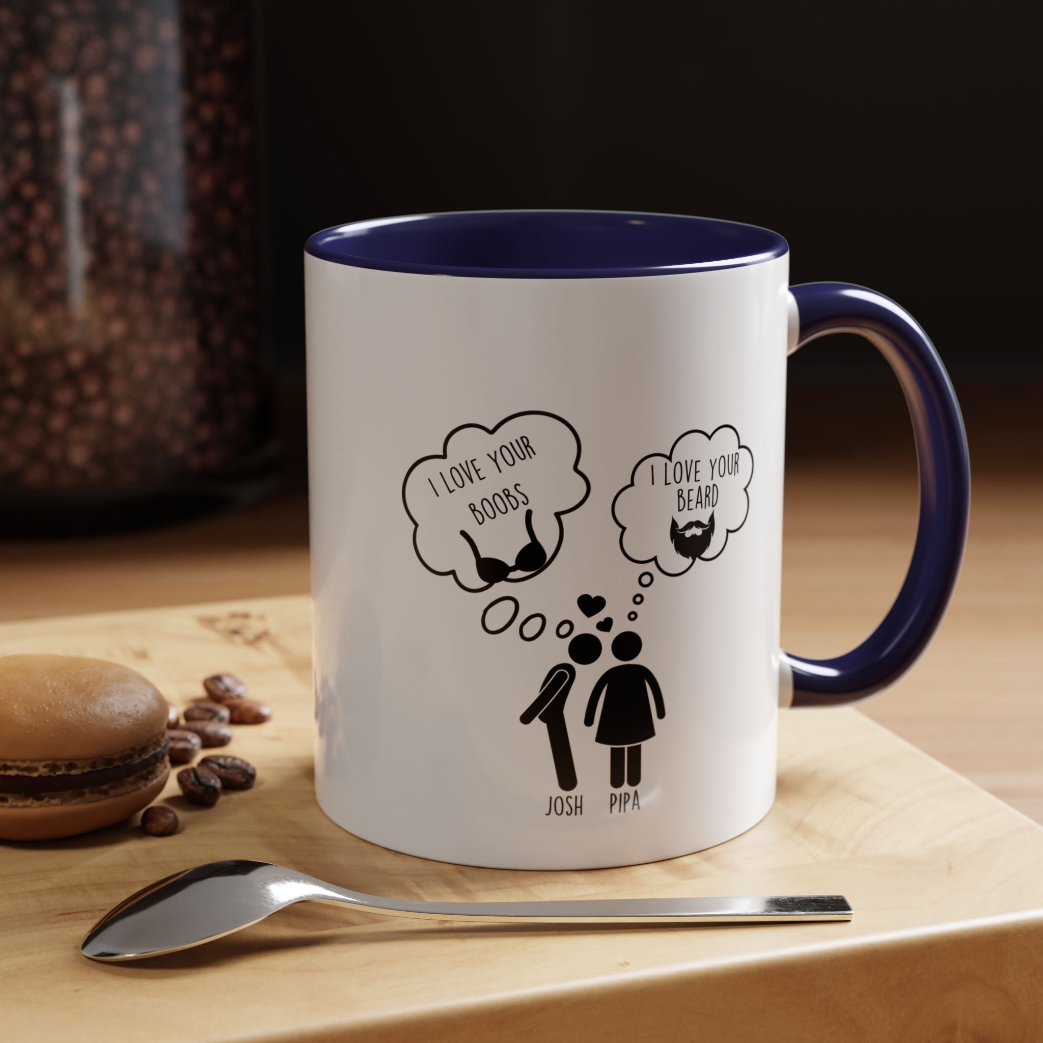 Love Your Beard | Funny Coffee Mug, Sarcastic Tea Cup, Unique Gift Idea