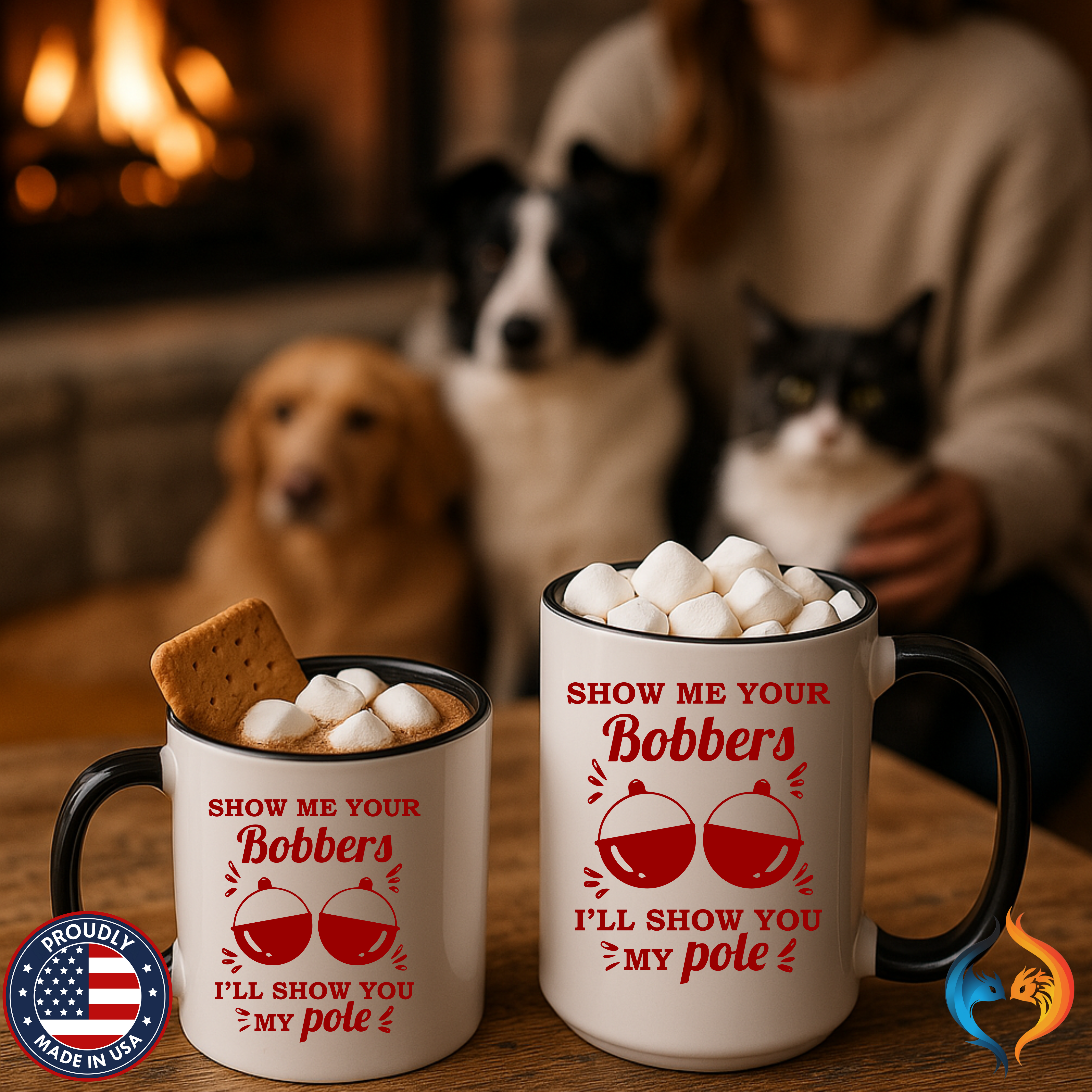 Show Me Your Bobbers Mug Product Photo | Nutty Designs