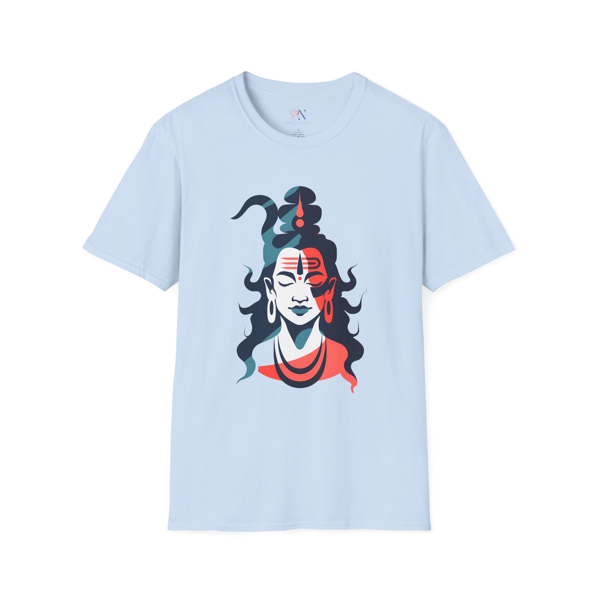Lord Shiva , Hinduism Religious The Devine God T-Shirt Lifestyle Mockup | Nutty Designs