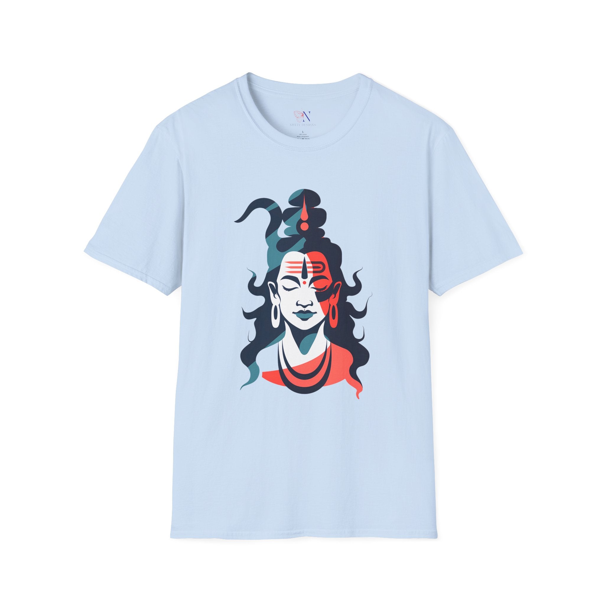 Lord Shiva , Hinduism Religious The Devine God T-Shirt Lifestyle Mockup | Nutty Designs