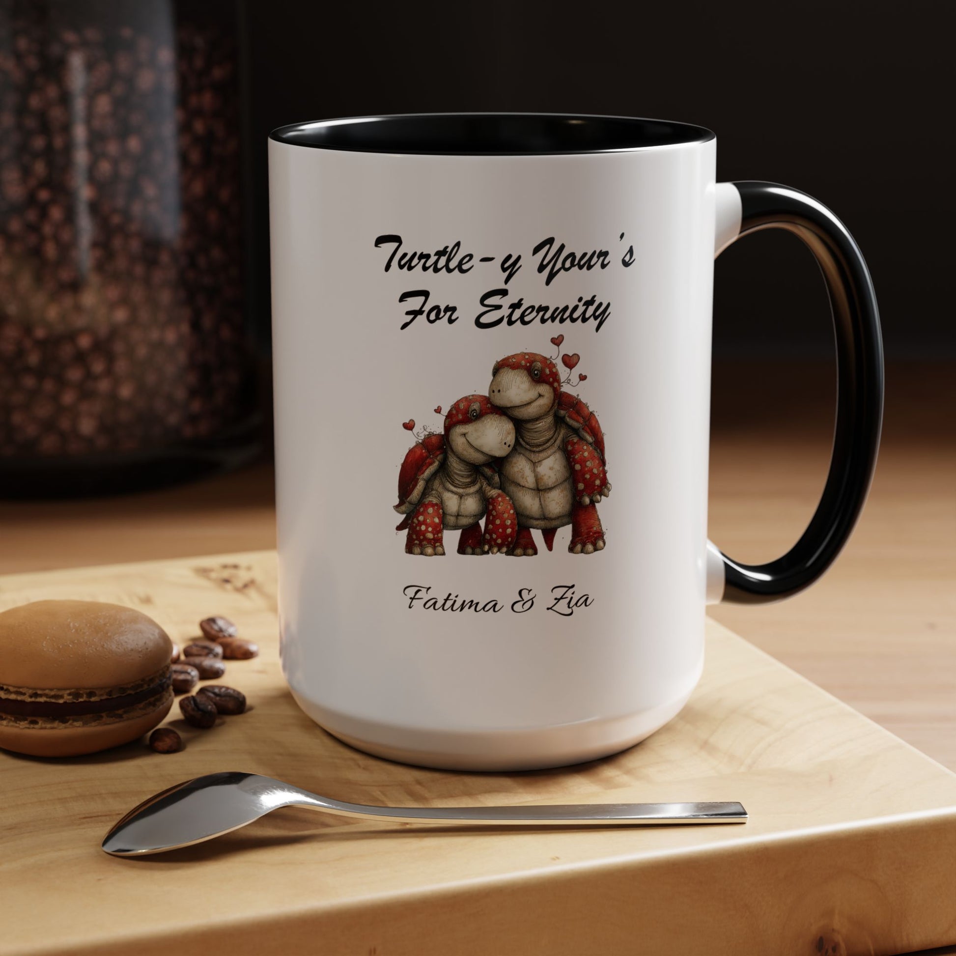 Turtle-y Yours Illustration Mug Lifestyle Mockup | Nutty Designs