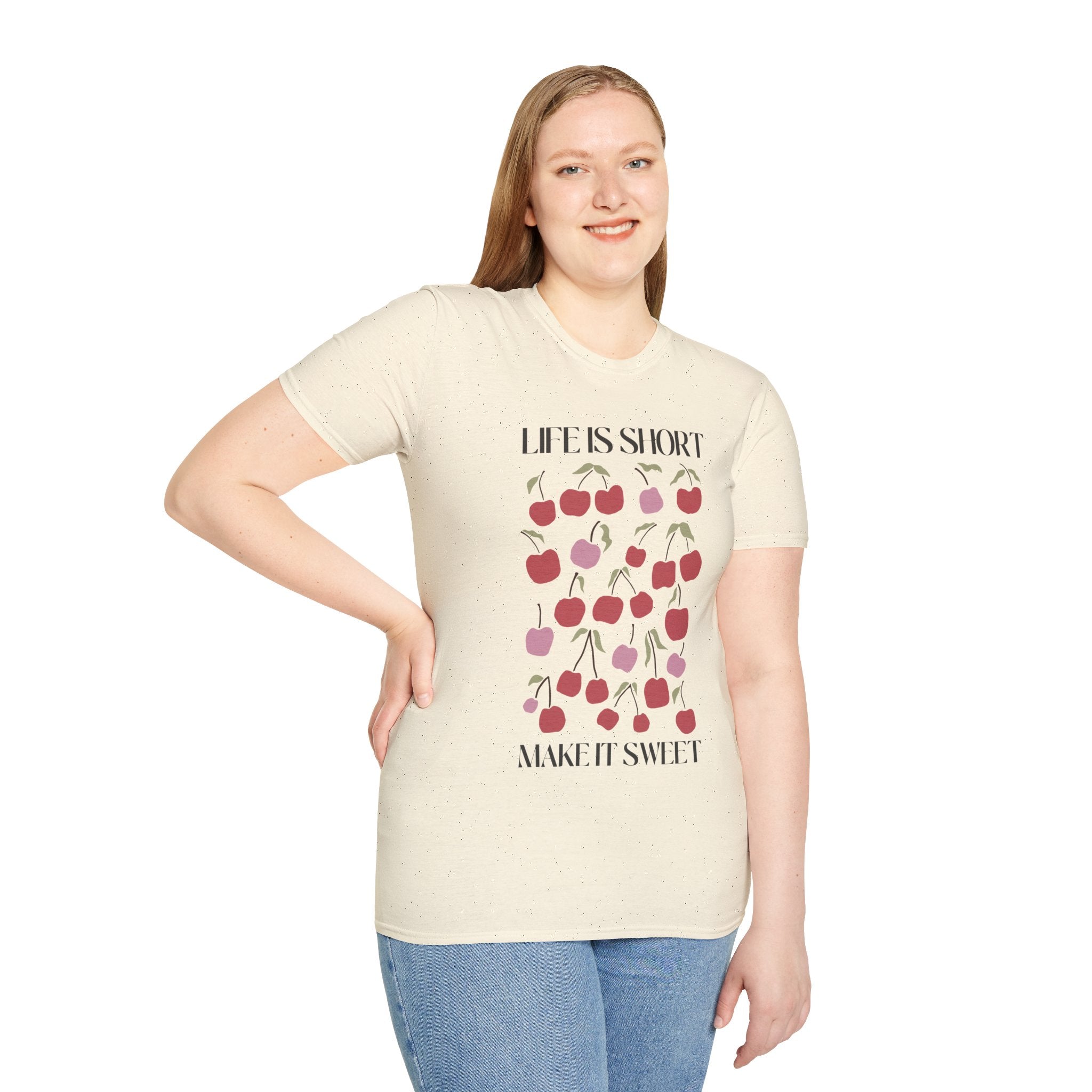 Life is short, make it Sweet, Cute Summer Shirt, Motivational Shirt, Beach Party Summer Vibes/vacation Shirt, Summer Gift Unisex T-Shirt