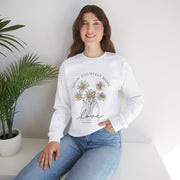 Cozy Motivational Apparel, Show Yourself More Love Sweatshirt, Gifts for Her, Self-Care Reminder, Relaxed Fit Sweatshirt & Hoodie