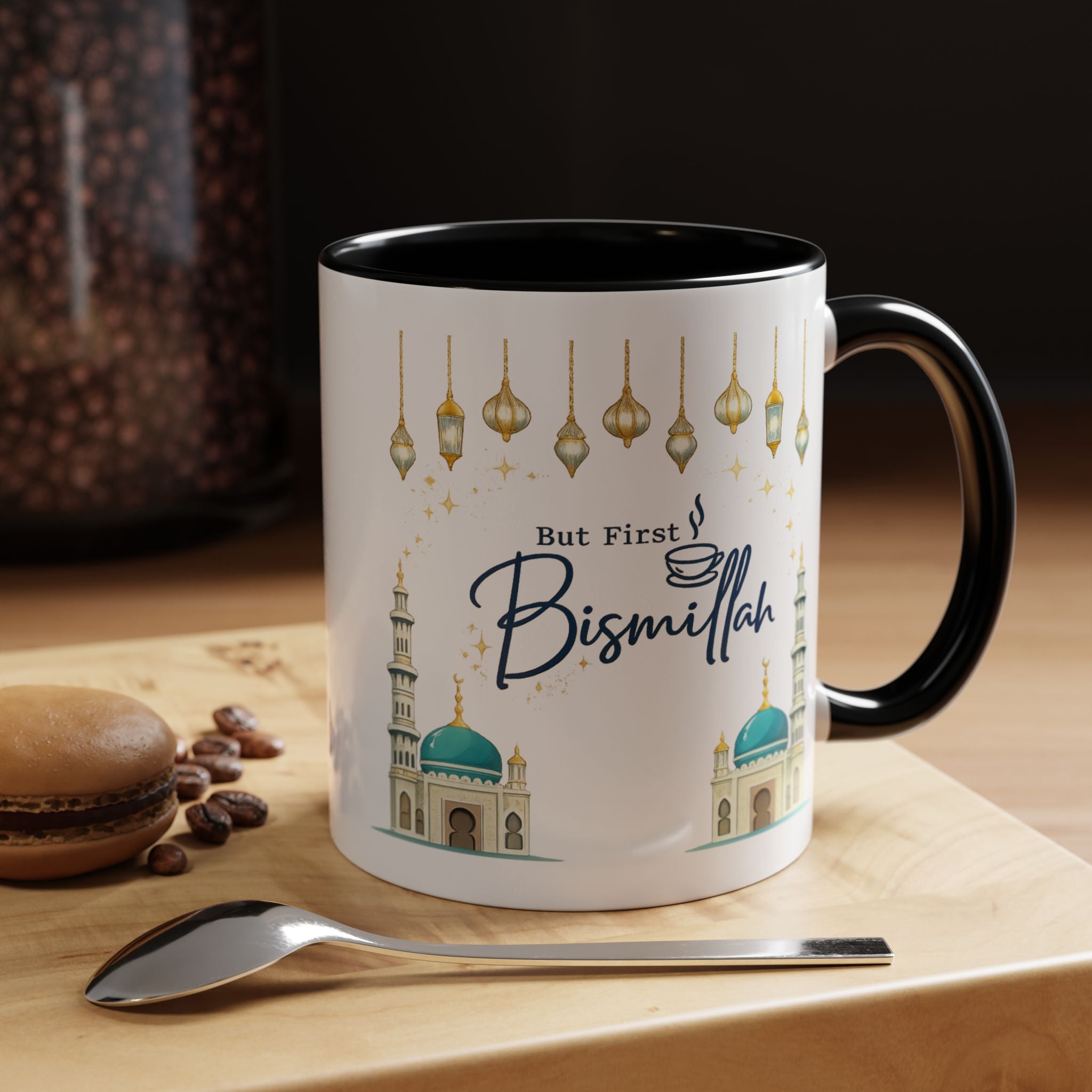 But First Bismillah mug | Personalized Coffee Mug, Ramadan, Eid  Gift - accent mug product image